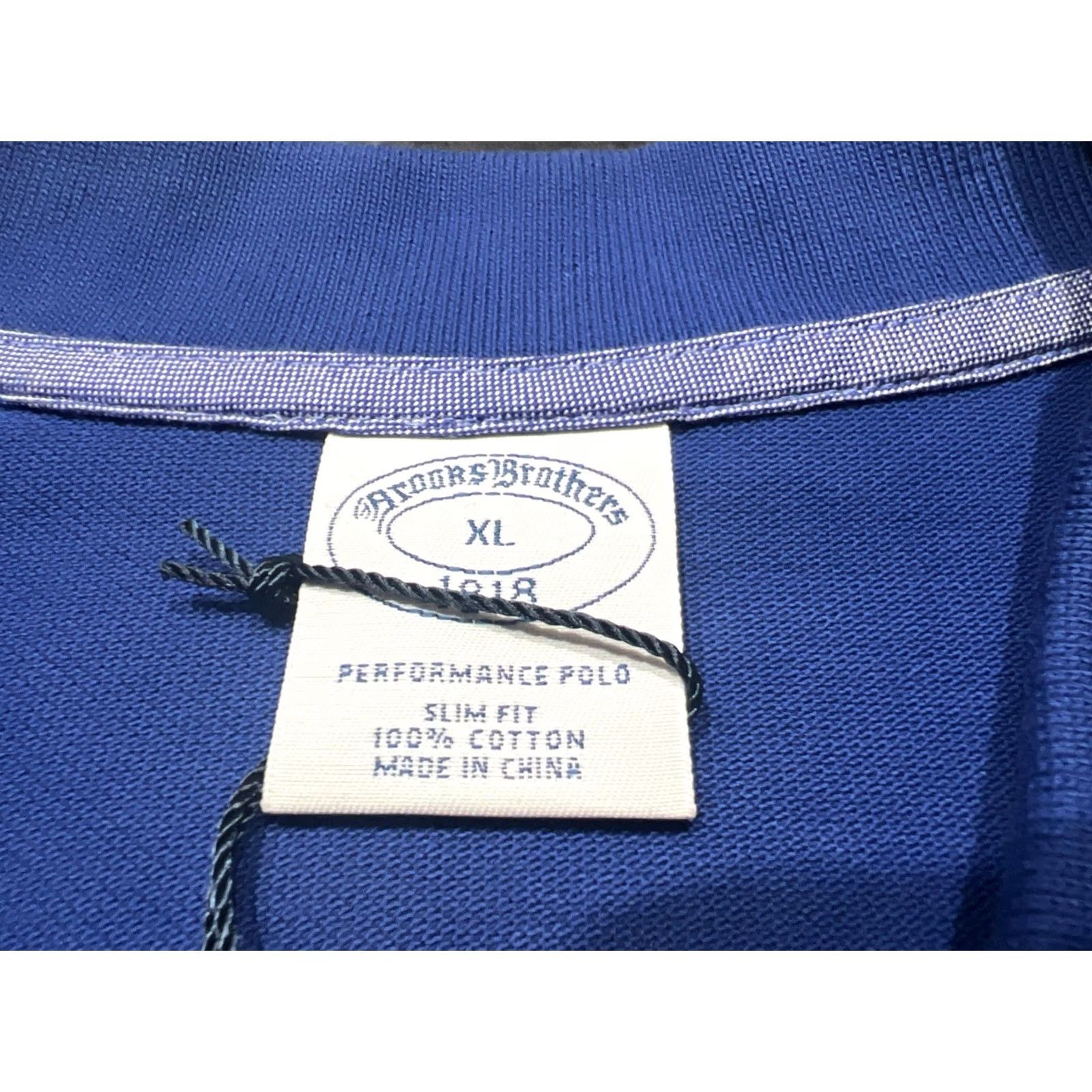 Brooks Brothers Brooks Brothers Polo Mens XL Shirt Slim Fit 100% Cotton Blue New Size US XL / EU 56 / 4 - 7 Thumbnail