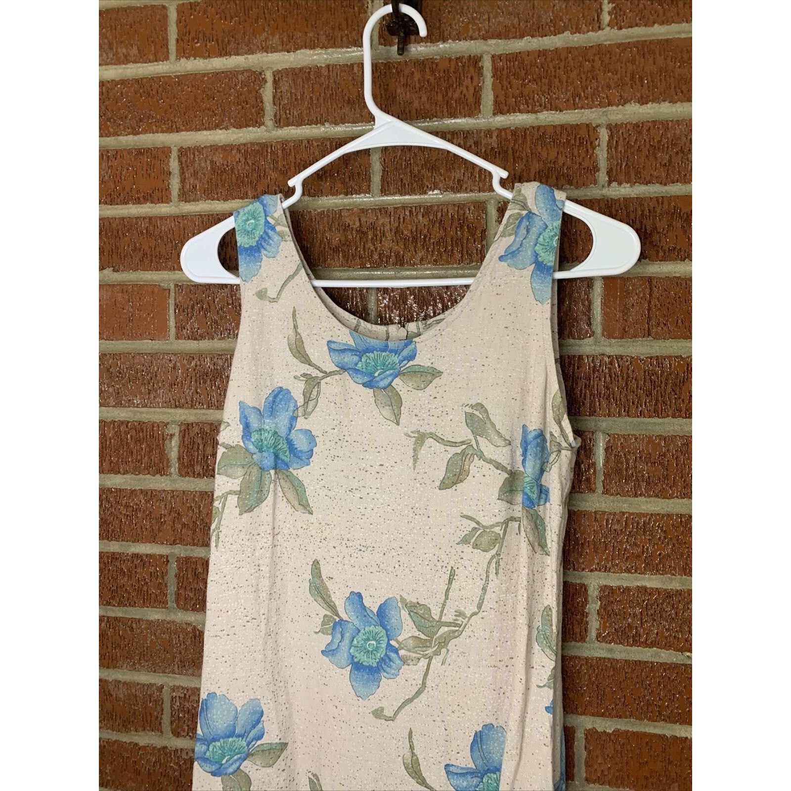 Other Liz Baker Women’s Dress Set Linen Floral Tropical 10 Petite Size L / US 10 / IT 46 - 7 Thumbnail