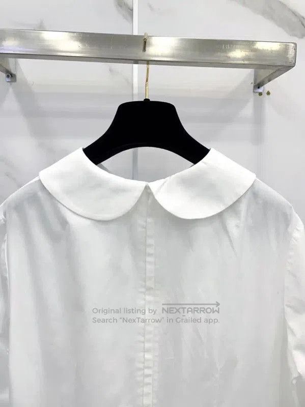 Comme des Garcons COMME des GARÇONS White Cotton Long Sleeve Top . Size M / US 6-8 / IT 42-44 - 9 Thumbnail