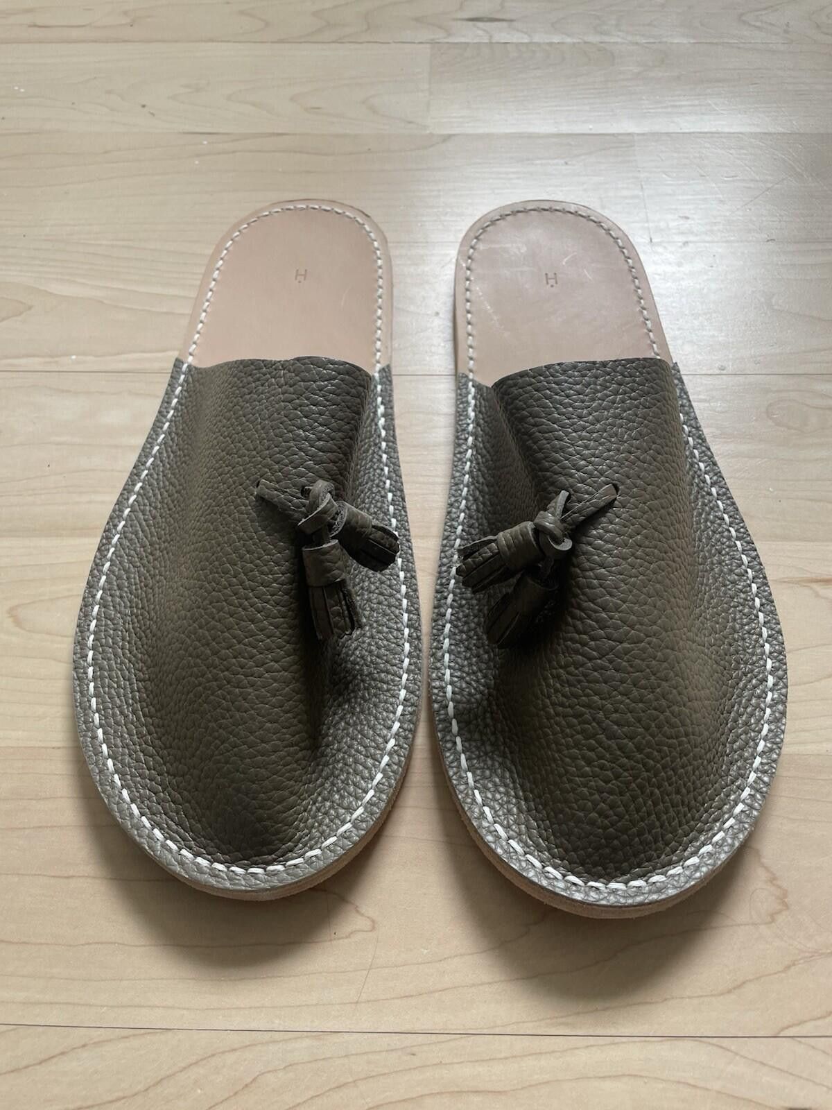 Hender Scheme NWT Hender Scheme Leather Slipper Taupe Large US9.5-11.5 Size US 10.5 / EU 43-44 - 1 Thumbnail