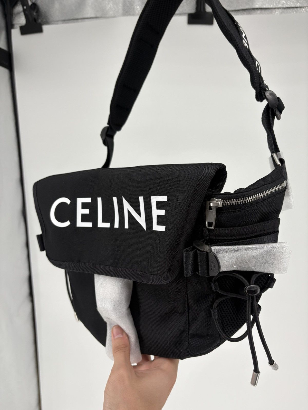 Celine Celine Logo Waist Bag Size ONE SIZE - 3 Thumbnail