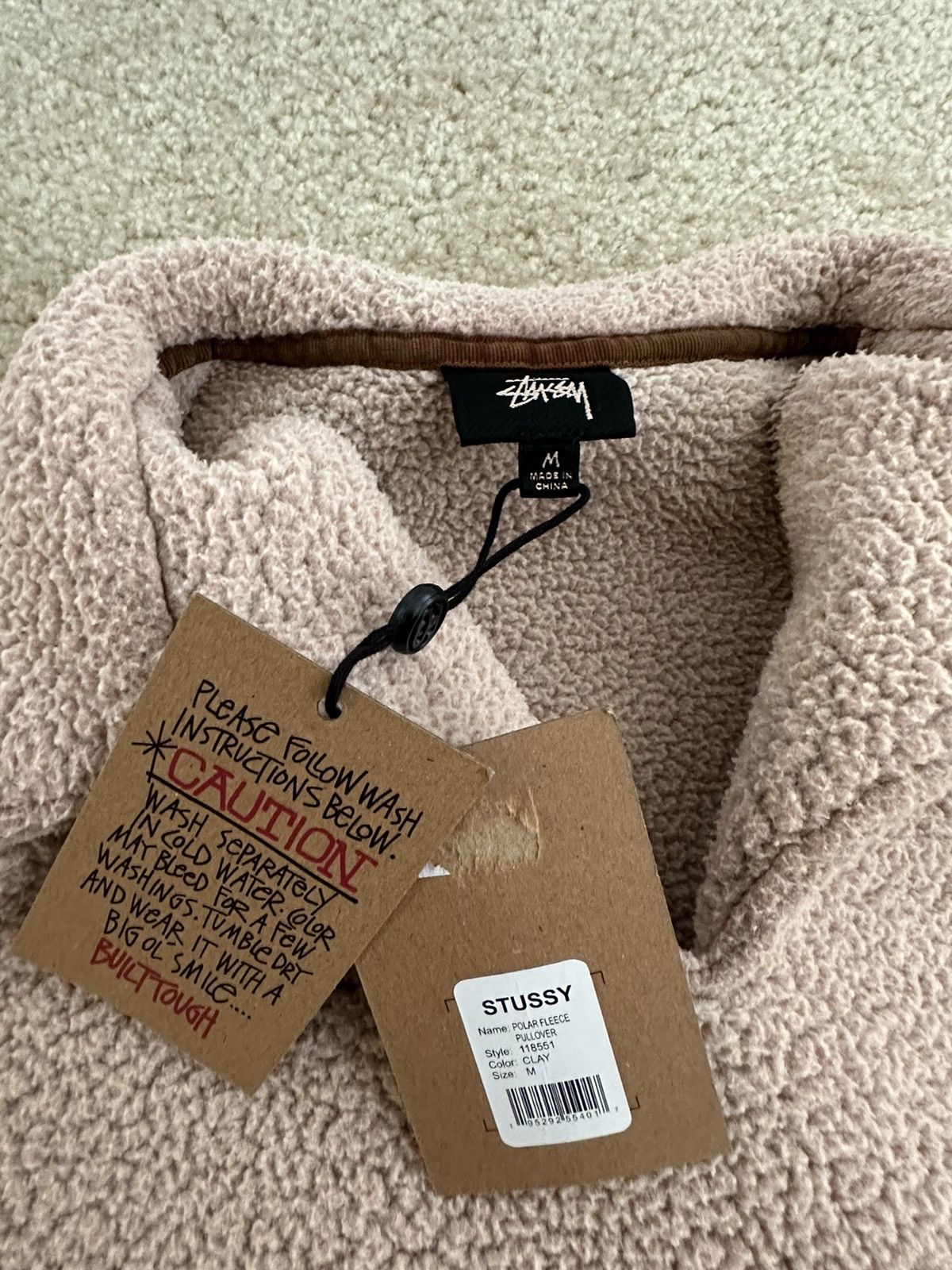 Stussy Stussy Polar Fleece Pullover Runner Sweat Size US M / EU 48-50 / 2 - 2 Thumbnail
