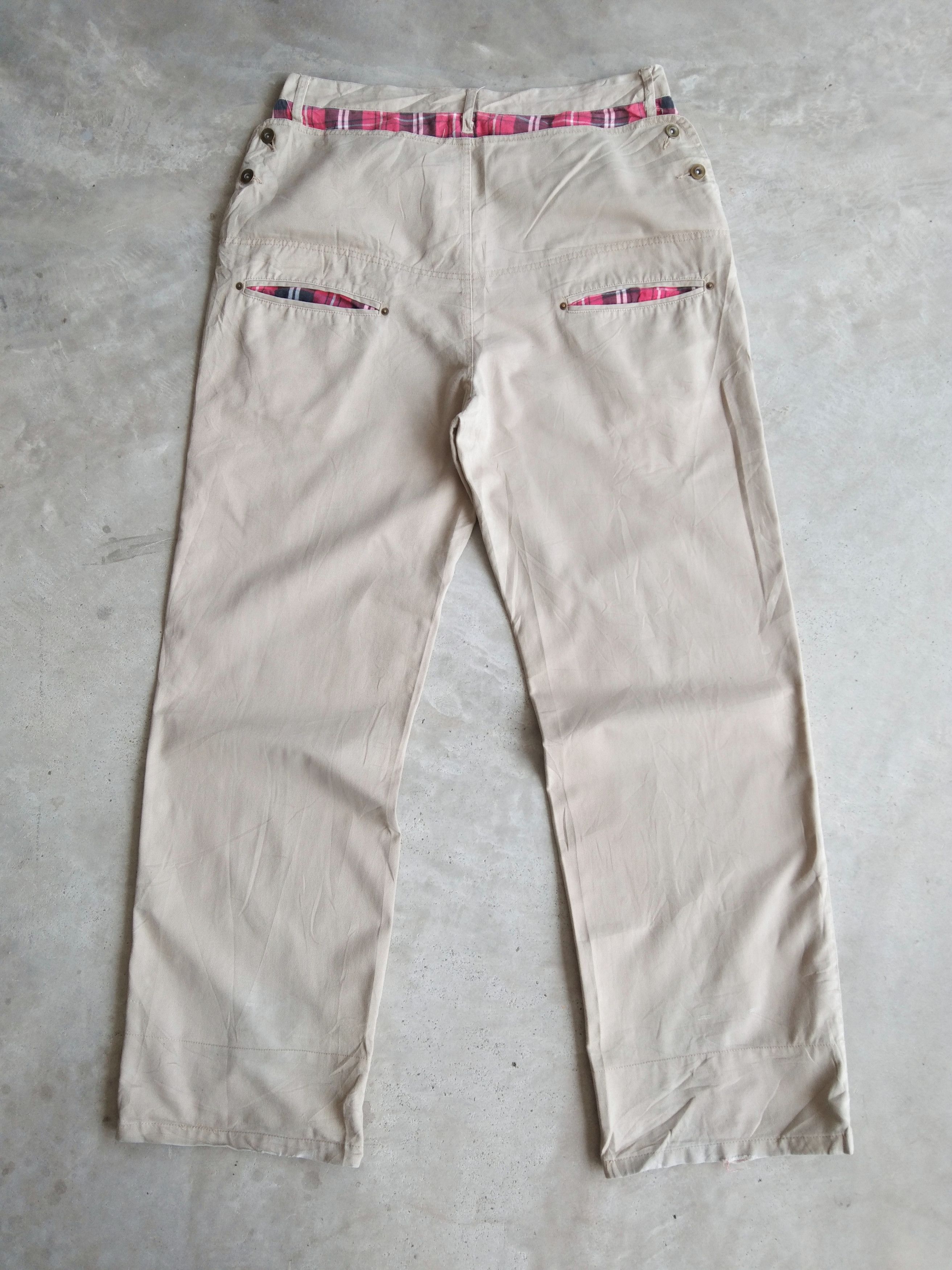 Japanese Brand Vintage Sorridere Avant-garde Style Loose Straight Pants Size US 34 / EU 50 - 3 Thumbnail
