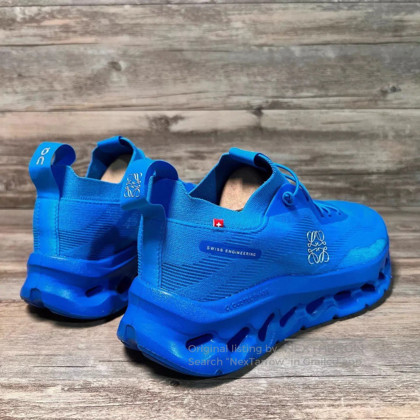 Loewe Blue Low-Top Sneakers Size 9.5. Size US 9.5 / EU 42-43 - 3 Thumbnail