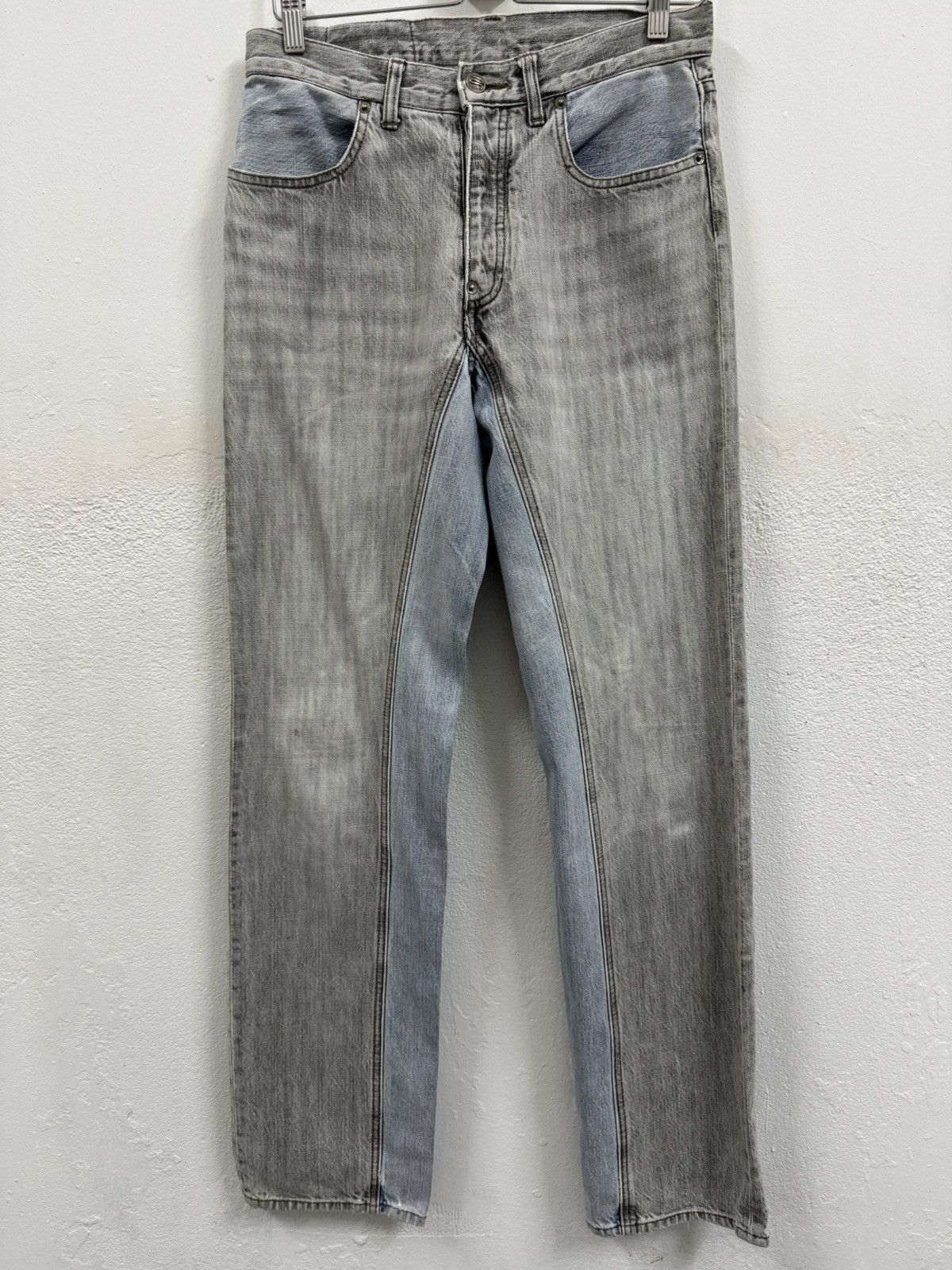 Japanese Brand × PPFM × Vintage Vintage PPFM Mixed Denim Pants 1990s Size US 30 / EU 46 - 1 Thumbnail