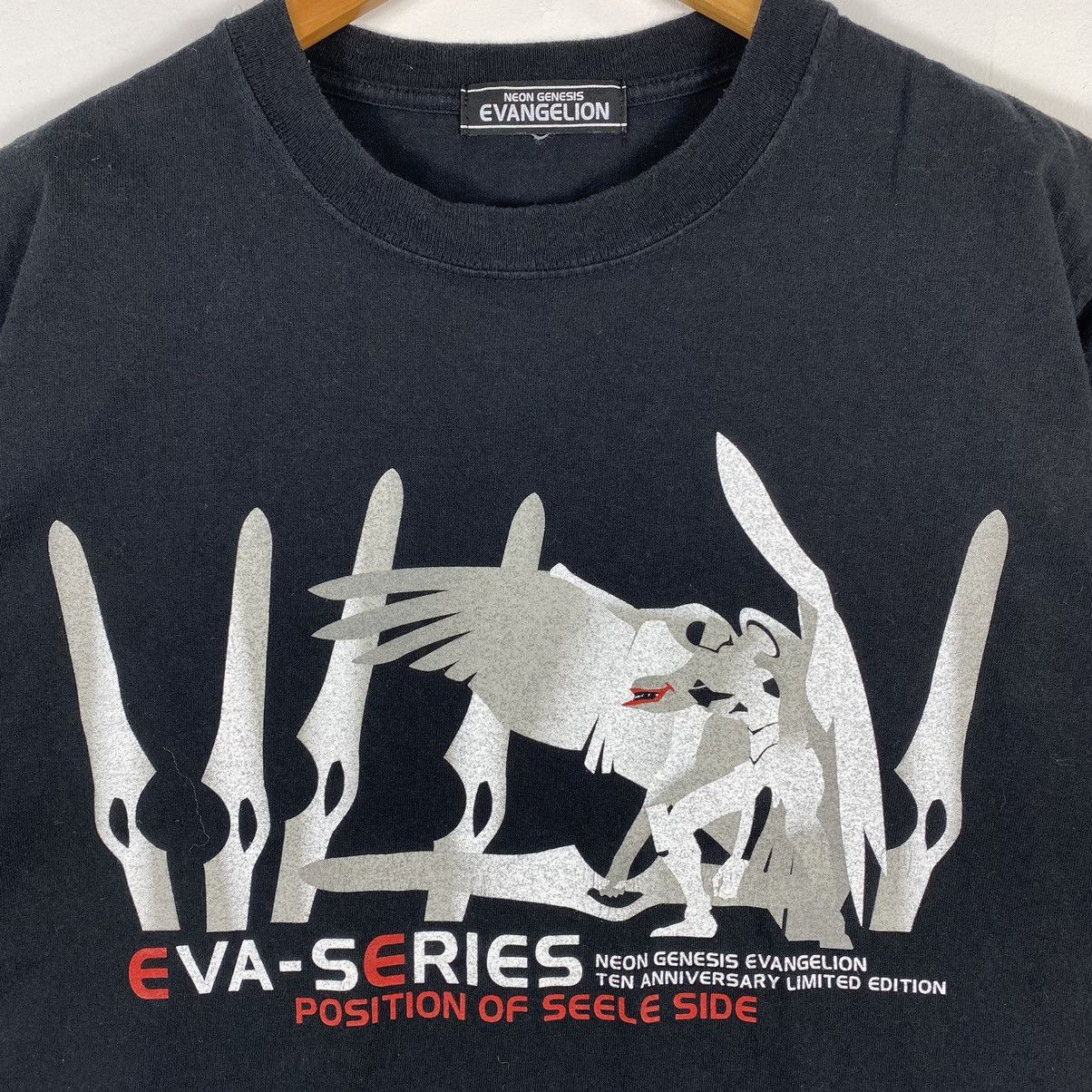 Anime × Vintage Vintage Evangelion EVA-SERIES Position Of Seele Side Tee Size US M / EU 48-50 / 2 - 3 Thumbnail