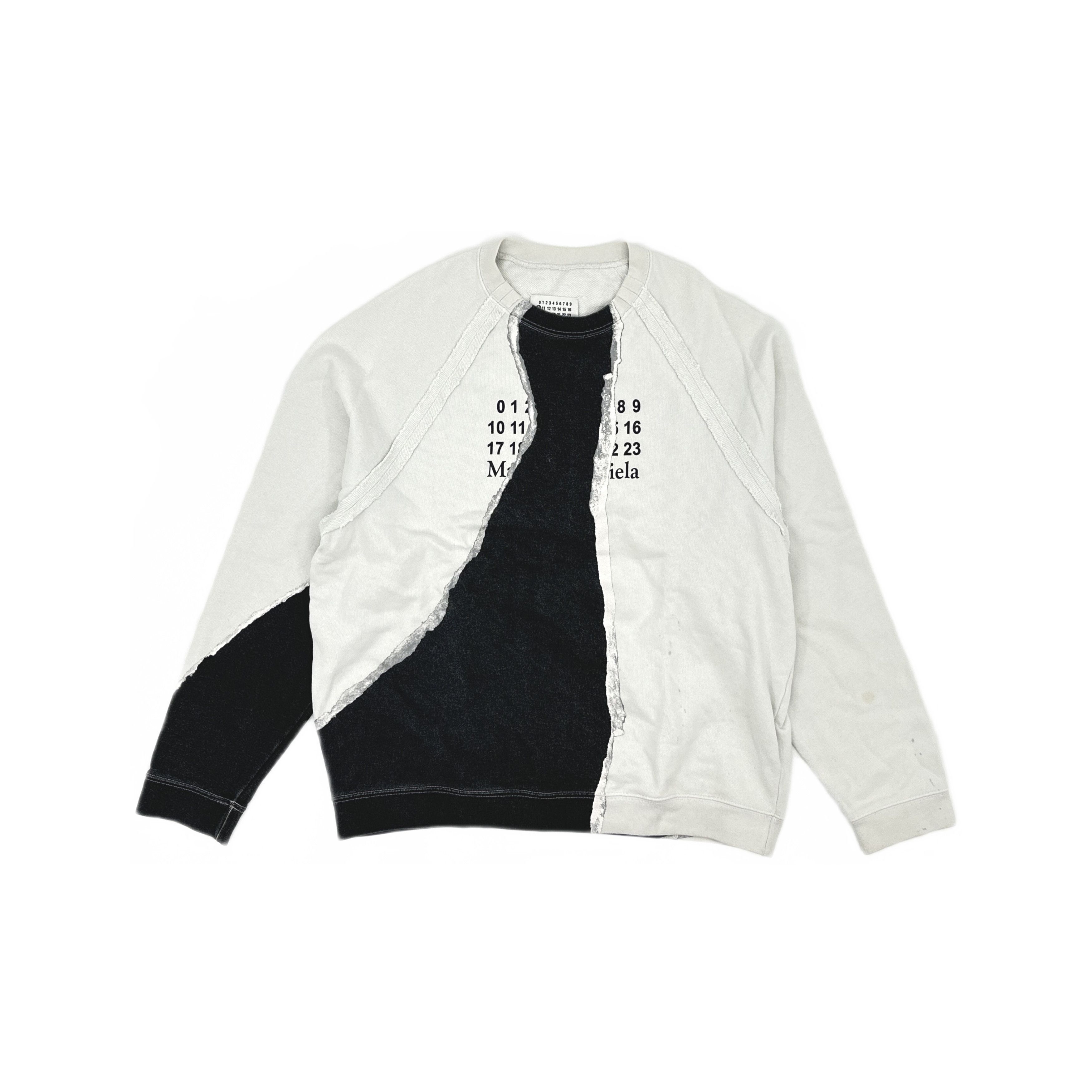 Maison Margiela Maison Margiela Contrast Panel Sweatshirt US S Size US S / EU 44-46 / 1 - 1 Thumbnail