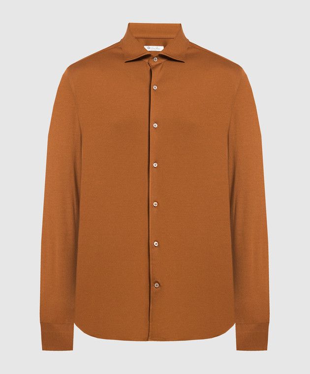 Loro Piana o1w1db10724 Shirt in Brown Size US XXL / EU 58 / 5 - 1 Thumbnail
