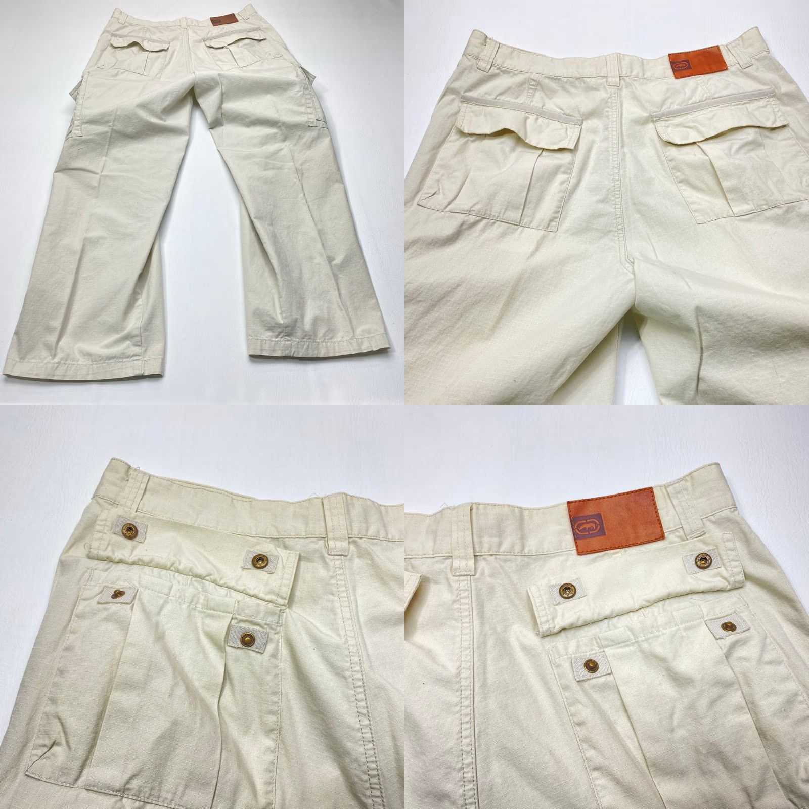 Vintage VINTAGE Ecko Unltd Pants Men's 36 X 30 Beige Khaki Cargo Streetwear Skater Style Size US 36 / EU 52 - 8 Thumbnail