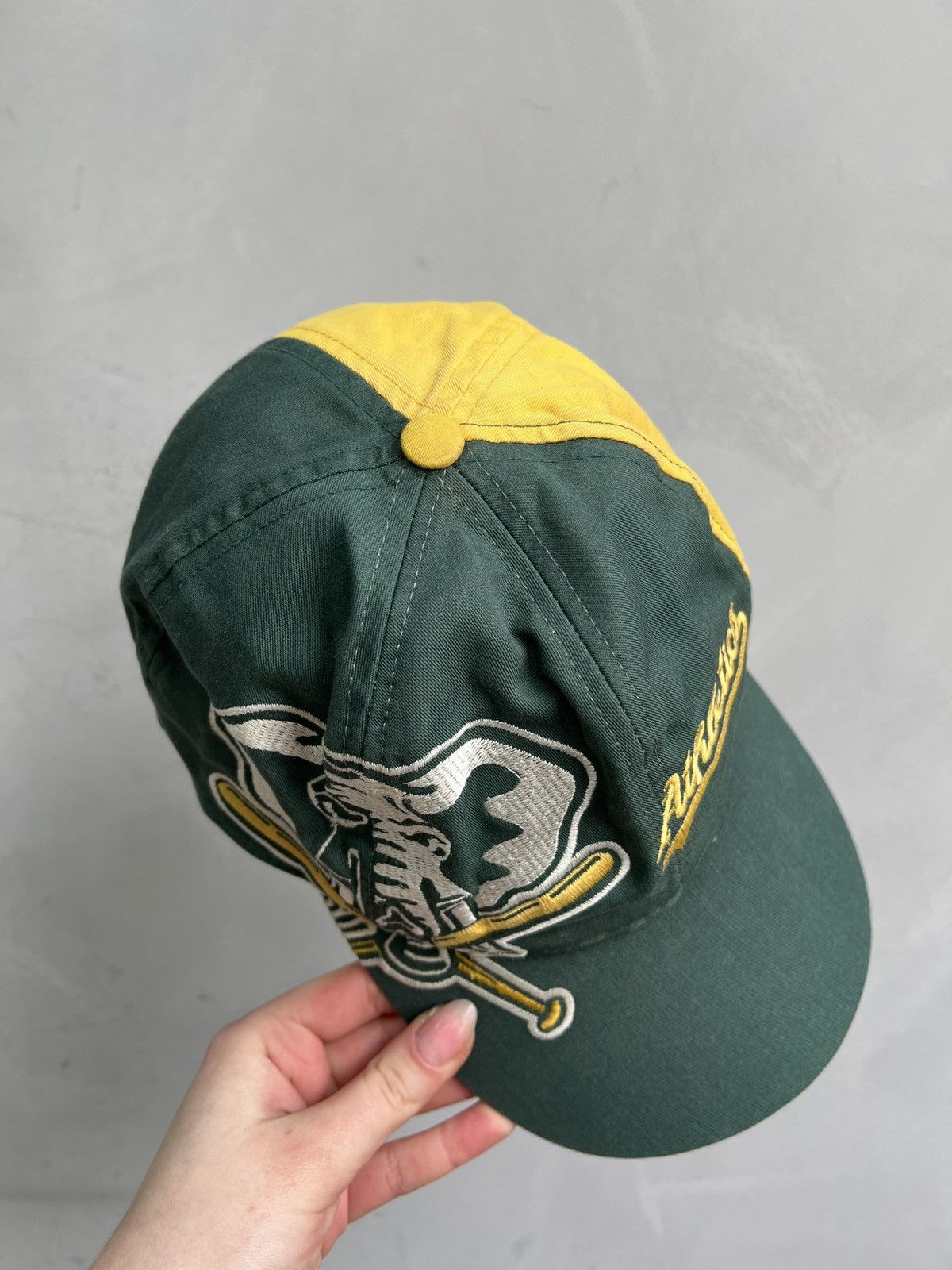 thisisneverthat Vintage 90s big log MLB Oakland Athletics cap y2k Size ONE SIZE - 8 Thumbnail