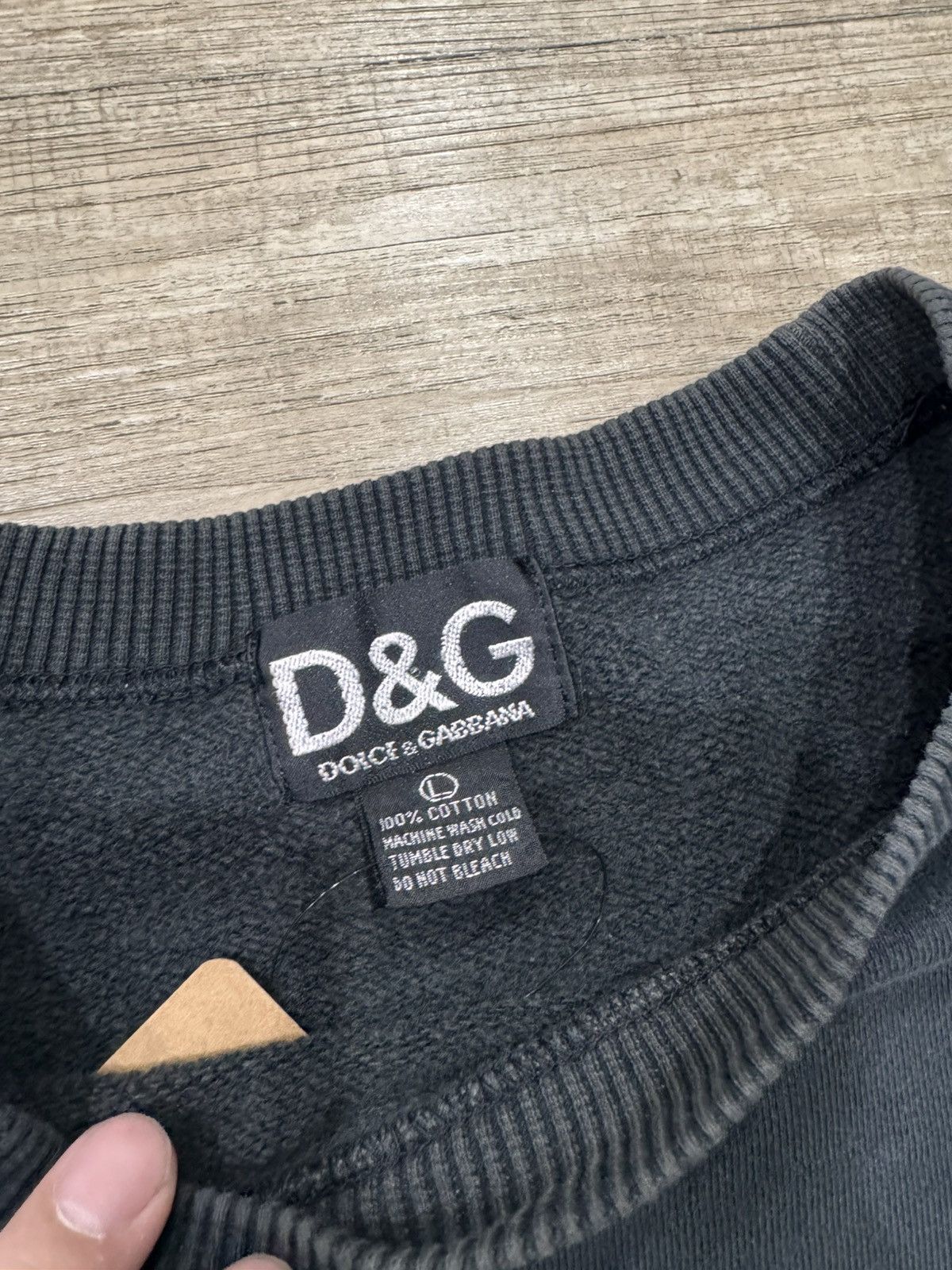 Dolce & Gabbana Dolce & Gabbana Black Sweatshirt Size US L / EU 52-54 / 3 - 3 Thumbnail