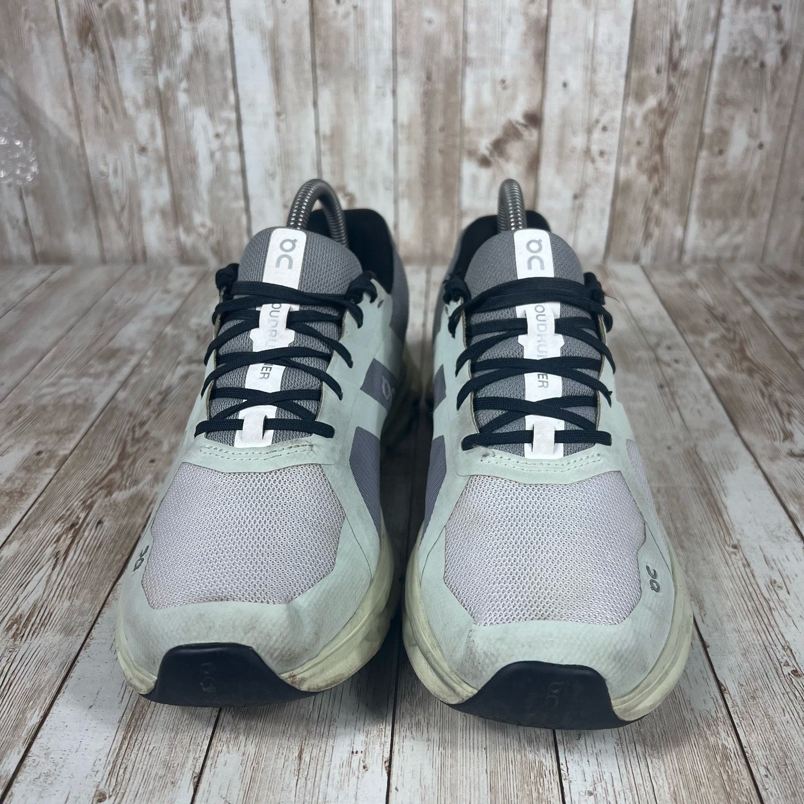 On On Women’s Cloudrunner, Frost/Aloe Running Shoes, Size 8.5 Size US 8.5 / IT 38.5 - 3 Thumbnail
