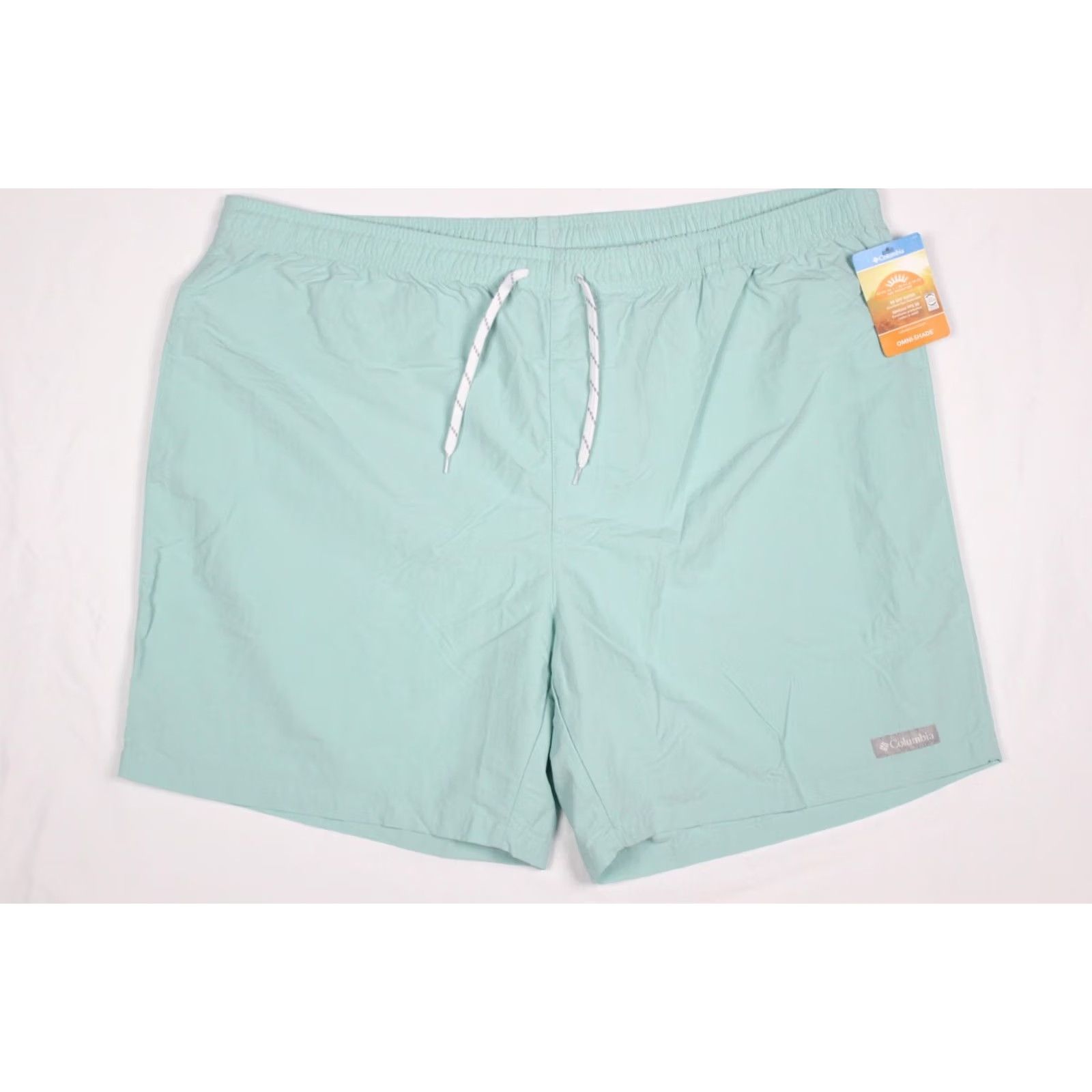 Vintage Columbia Men's Rapid Creek II Shorts XXL 7" Inseam Blue XM0836 325 Bermuda Drawstring Pockets 100% Nylon Regular Rise Beach Outdoor Sports Mens Shorts Size US 39 - 5 Thumbnail