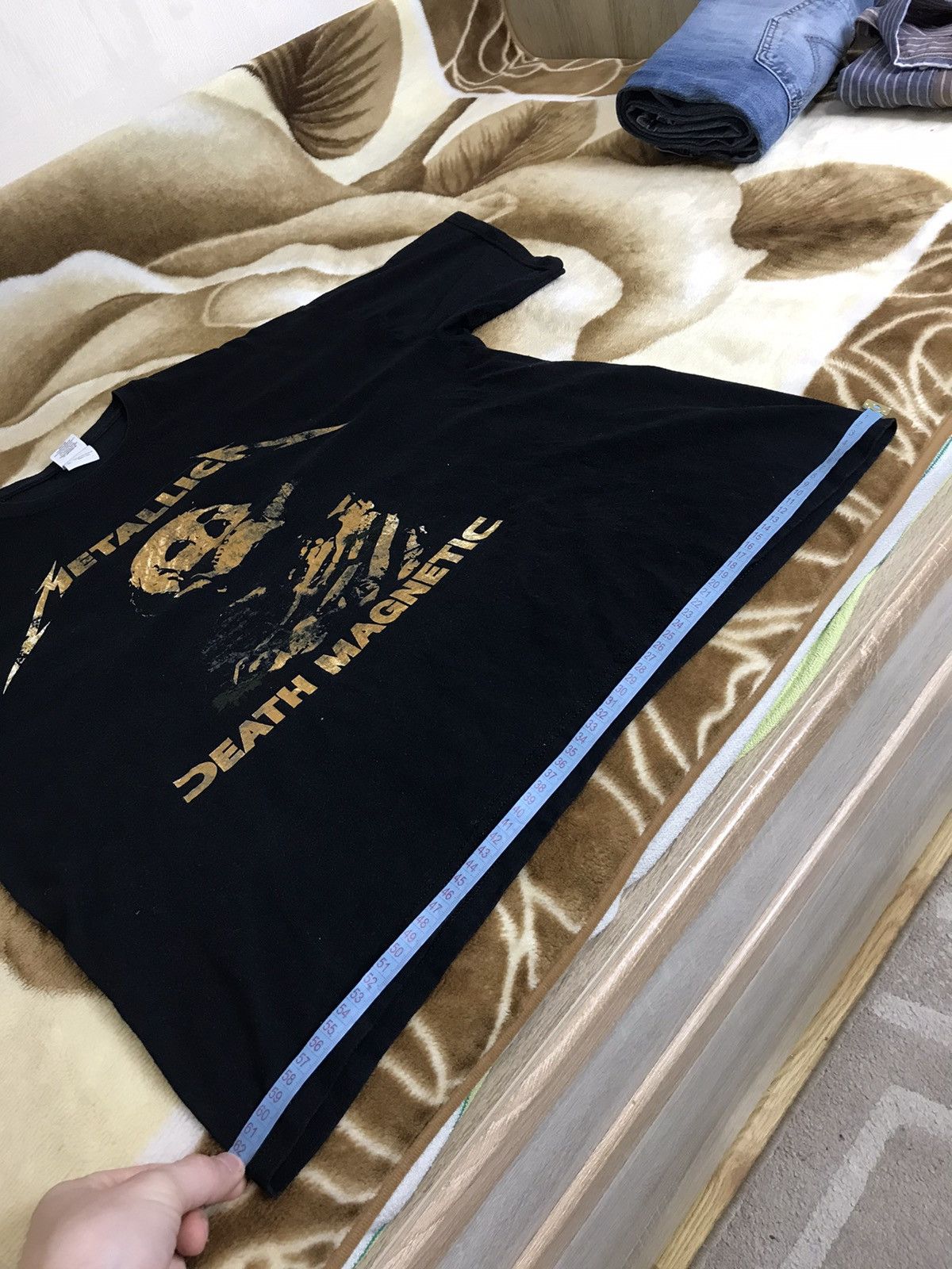 Band Tees × Metallica × Vintage 🔥 Metallica Death Magnetic Tour 2009 T Shirt Rock Vintage Size US XL / EU 56 / 4 - 12 Thumbnail