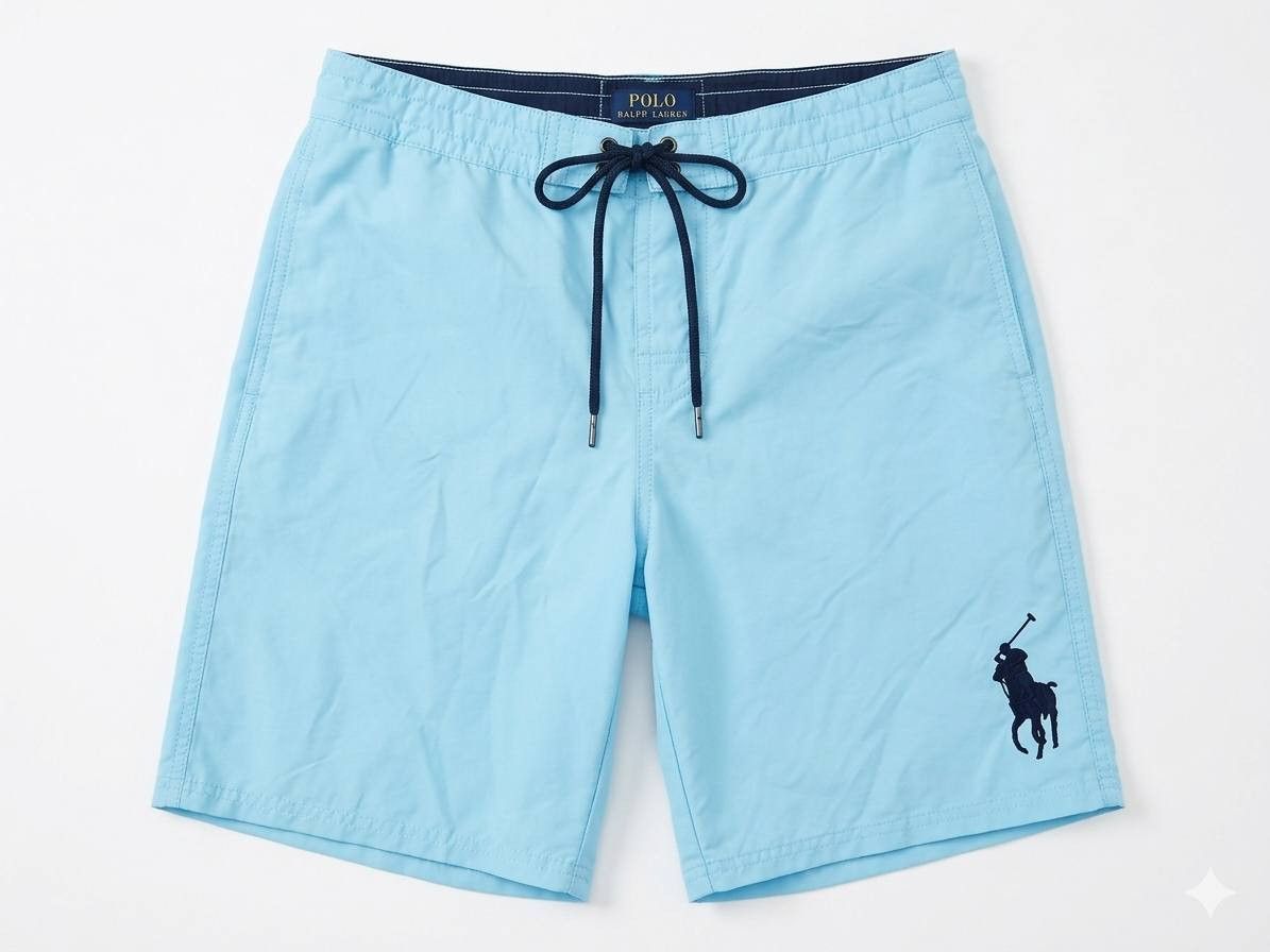 Polo Ralph Lauren Polo Ralph Lauren Big Pony Swim Trunks Blue L (14-16) Size US 30 / EU 46 - 1 Thumbnail
