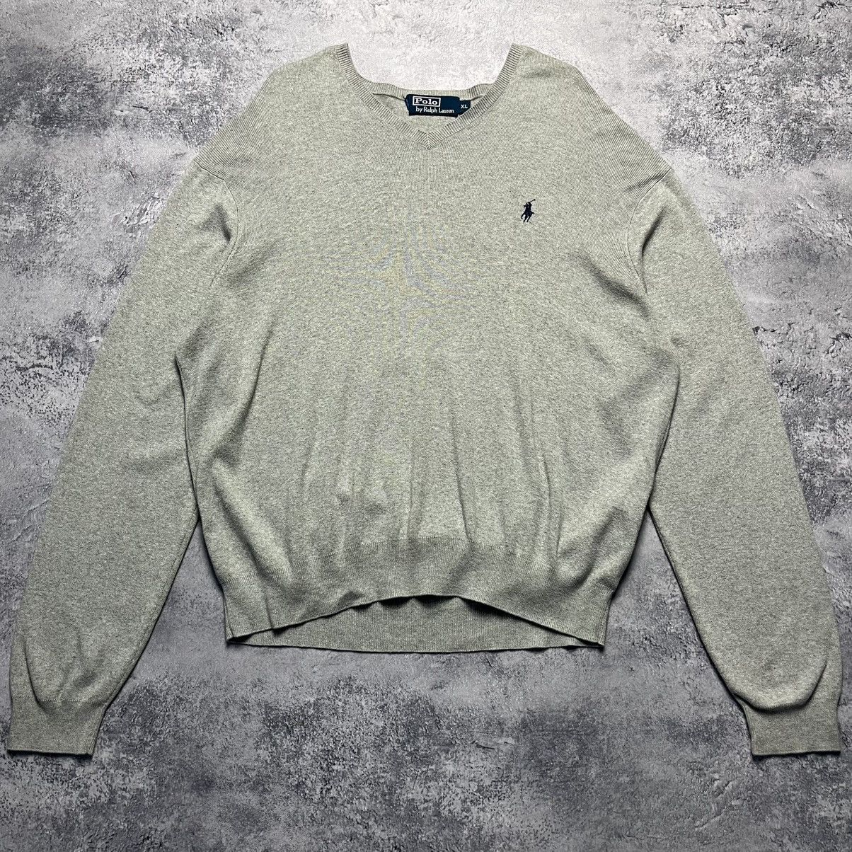 Polo Ralph Lauren Vintage Polo Ralph Lauren Gray Sweater Streetwear Y2K Size US XL / EU 56 / 4 - 3 Thumbnail