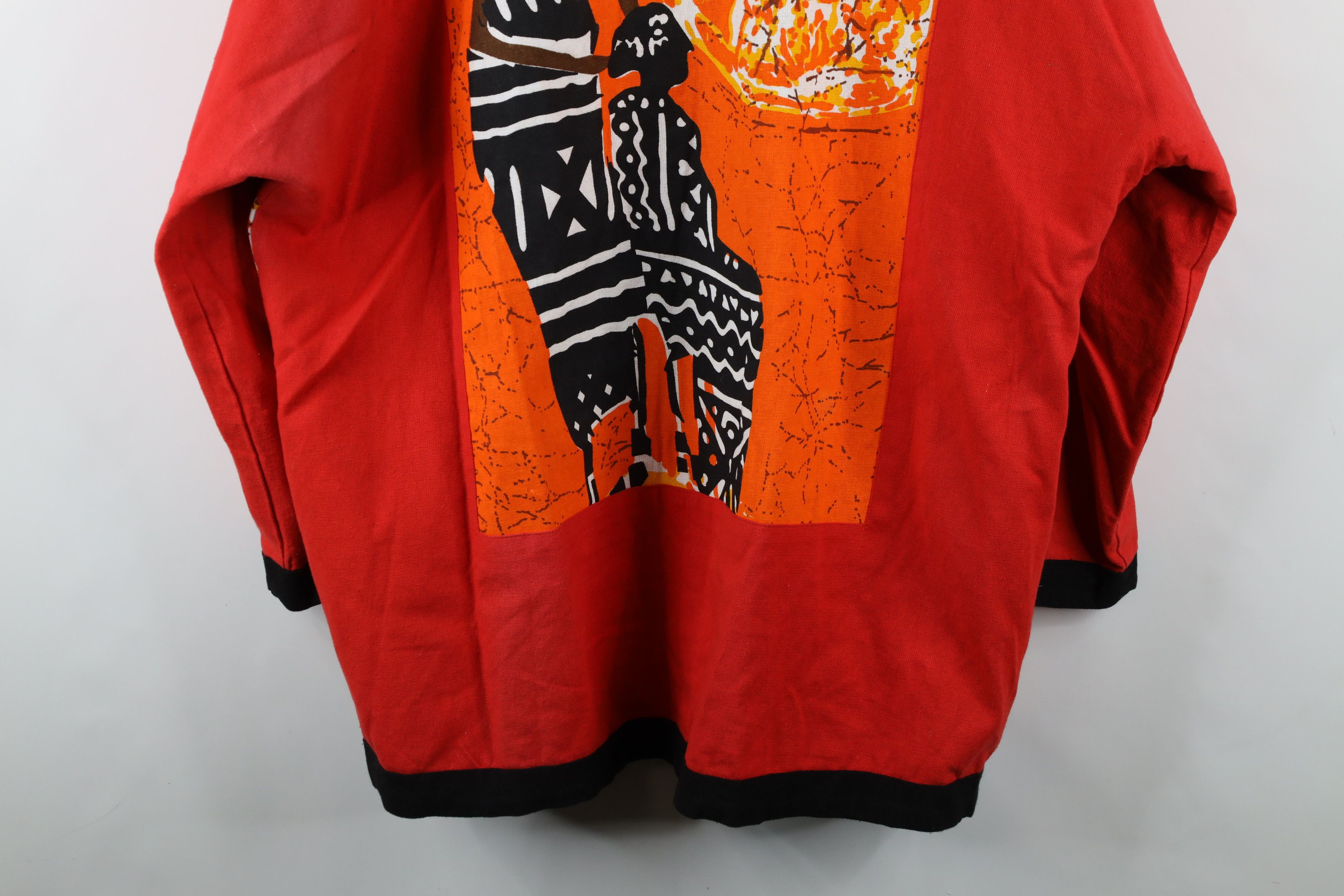 Vintage Vintage 90s Streetwear Art Open Front Jacket Cardigan Size 3XL / US 20-22 - 14 Thumbnail