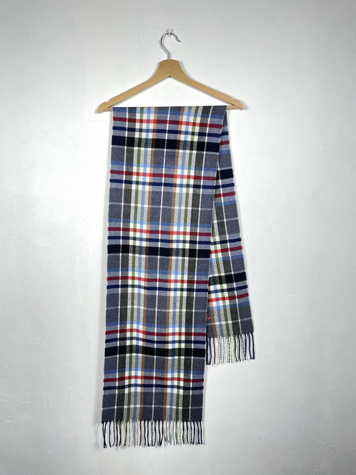 Designer × Vivienne Westwood Vivienne Westwood Multicolor Tartan Scarf Y2k Avant Garde Size ONE SIZE - 6 Thumbnail