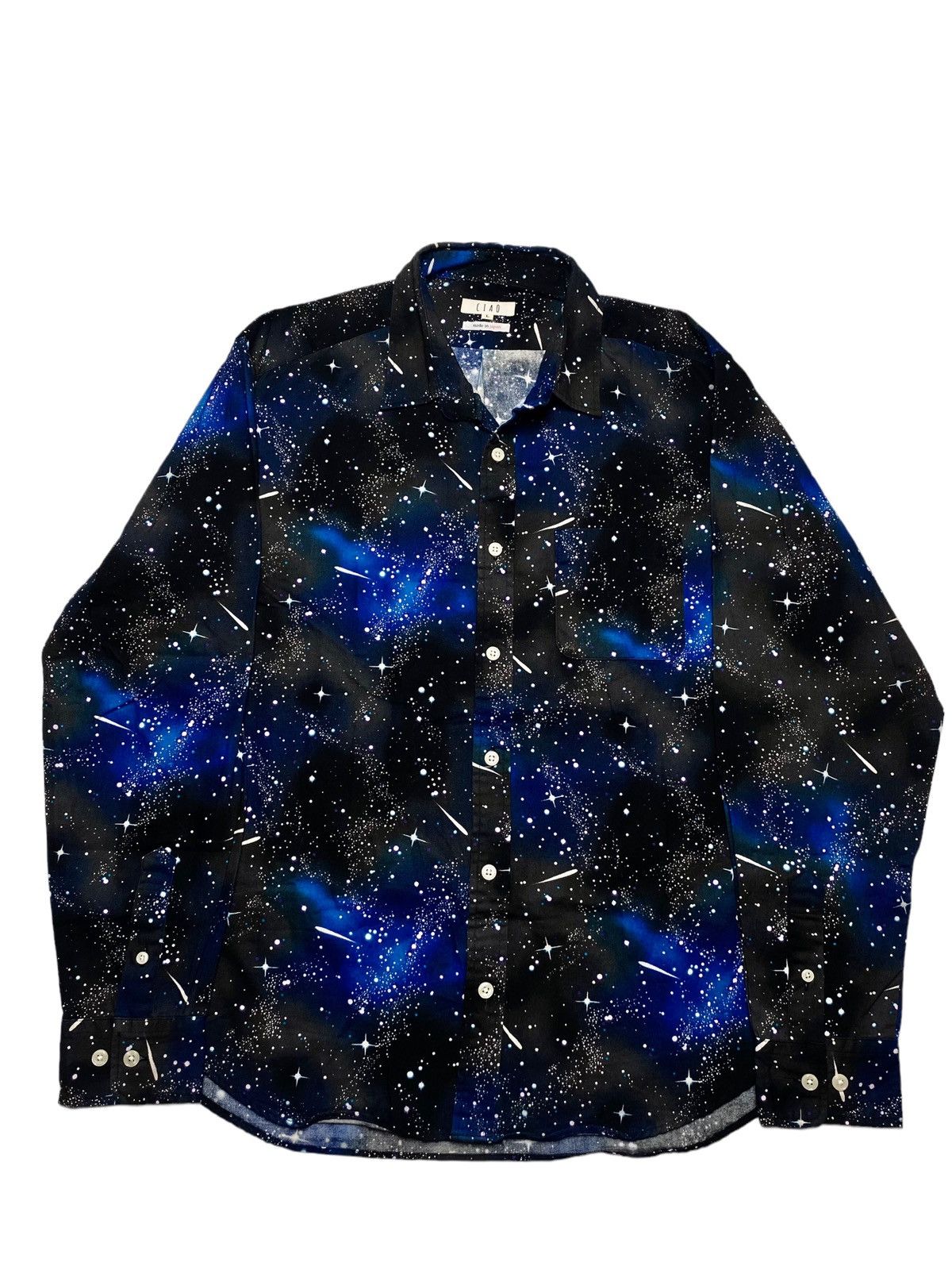 Ciaopanic 2000s Ciao - Fallen Stars Galaxy Button Shirt Size US L / EU 52-54 / 3 - 2 Thumbnail