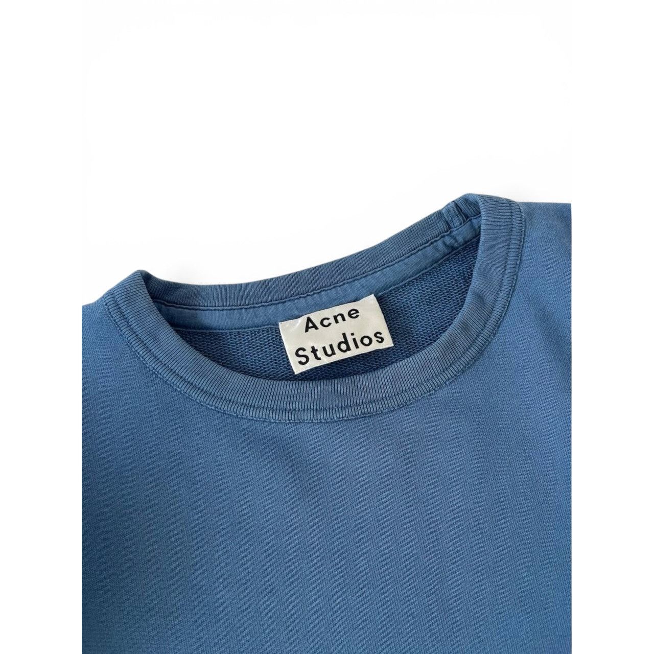 Acne Studios Acne Studios Faise Minimal Logo Crewneck Sweatshirt Size US L / EU 52-54 / 3 - 4 Thumbnail