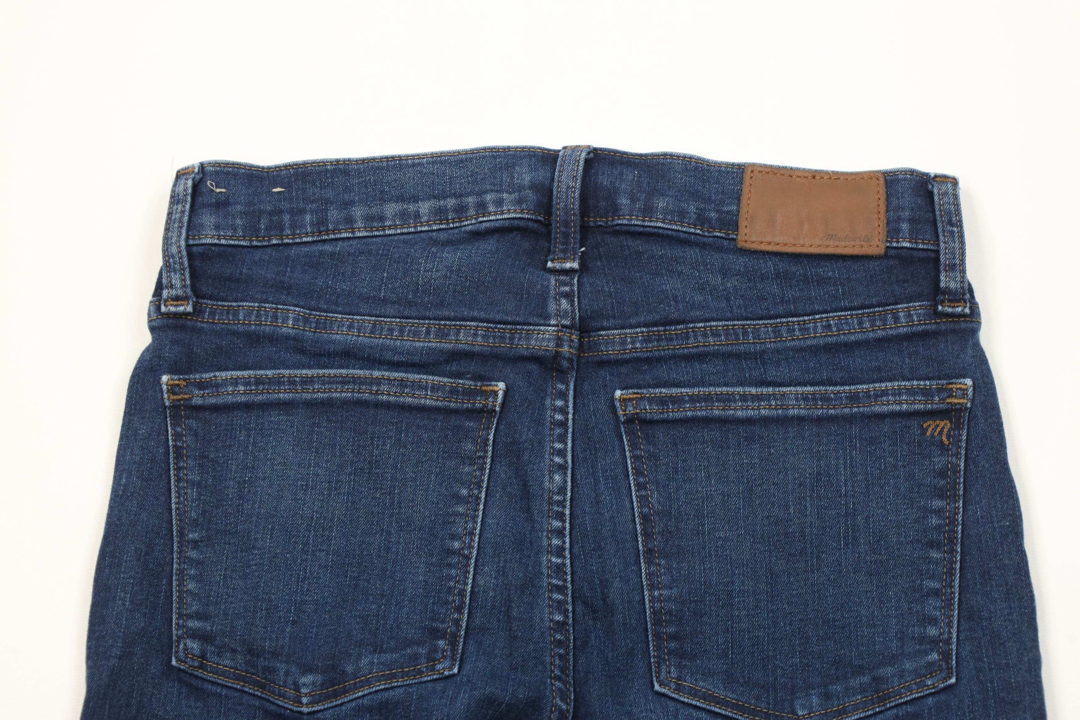Vintage Madewell High Rise Skinny Leg Stretch Denim Jeans Hayes Wash Size 28" / US 6 / IT 42 - 12 Thumbnail