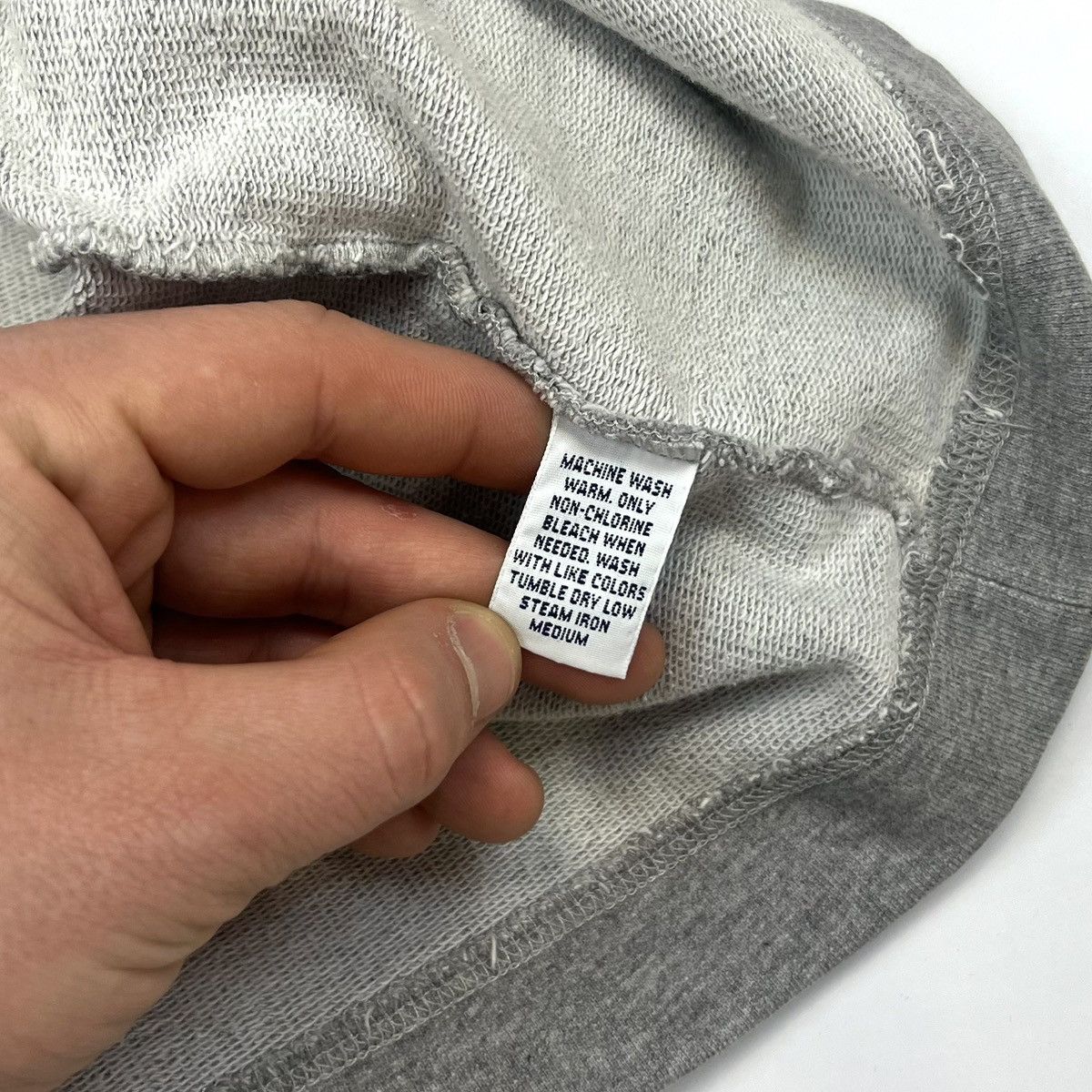 Polo Ralph Lauren × Ralph Lauren × Vintage Vintage Polo Sport Ralph Lauren Logo Grey Cotton 1/4 Zip -L Size US L / EU 52-54 / 3 - 11 Thumbnail
