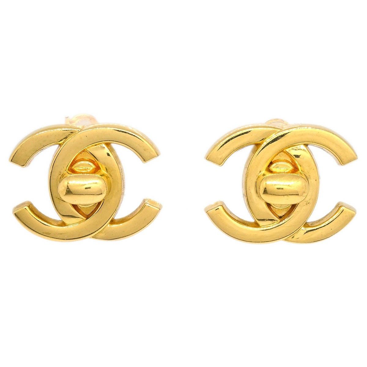 Chanel Chanel CC Turnlock Clip-On Metal Size ONE SIZE - 1 Thumbnail
