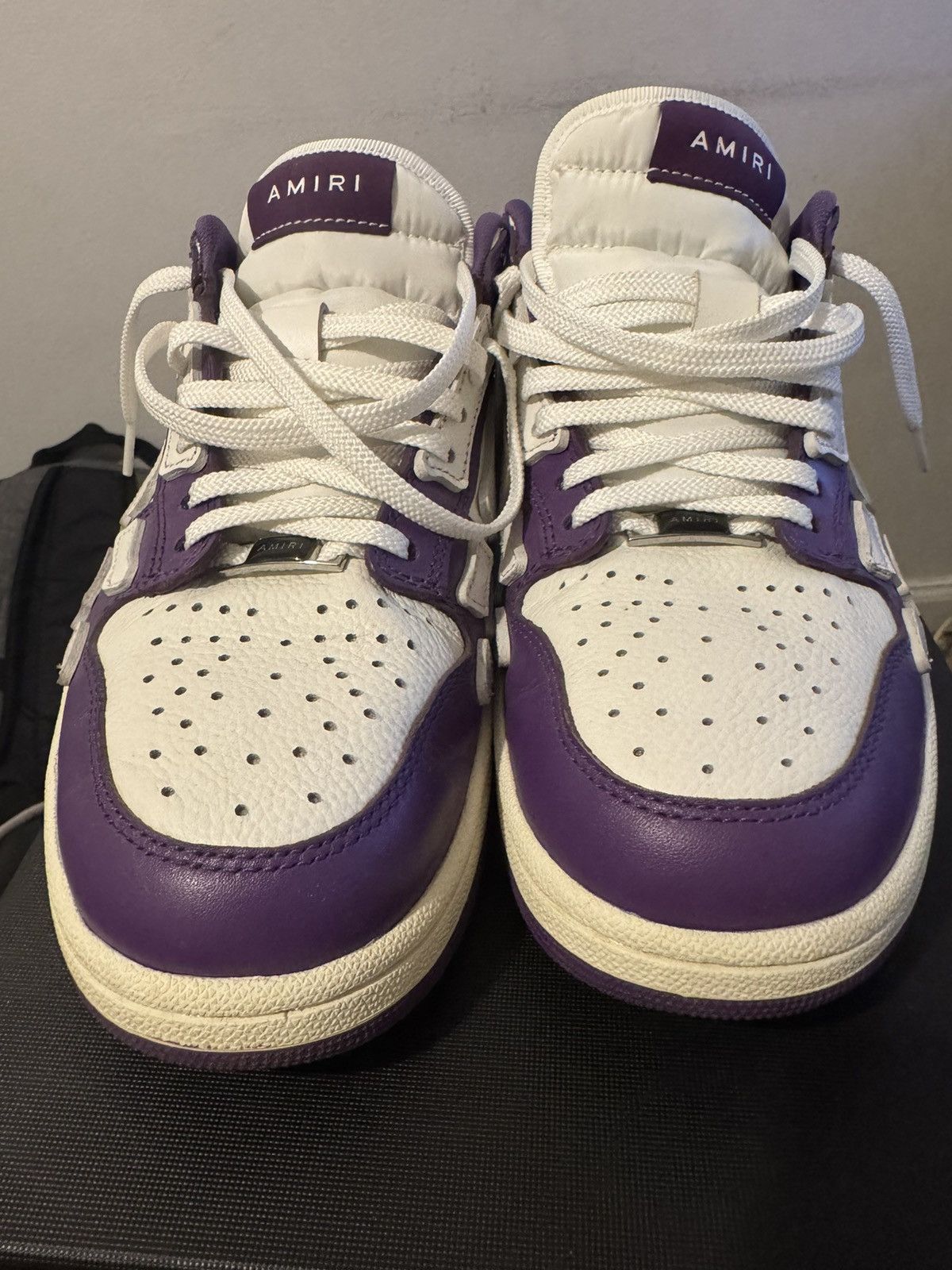 Amiri Amiri Skel Top “Purple White” Size US 9 / EU 42 - 3 Thumbnail