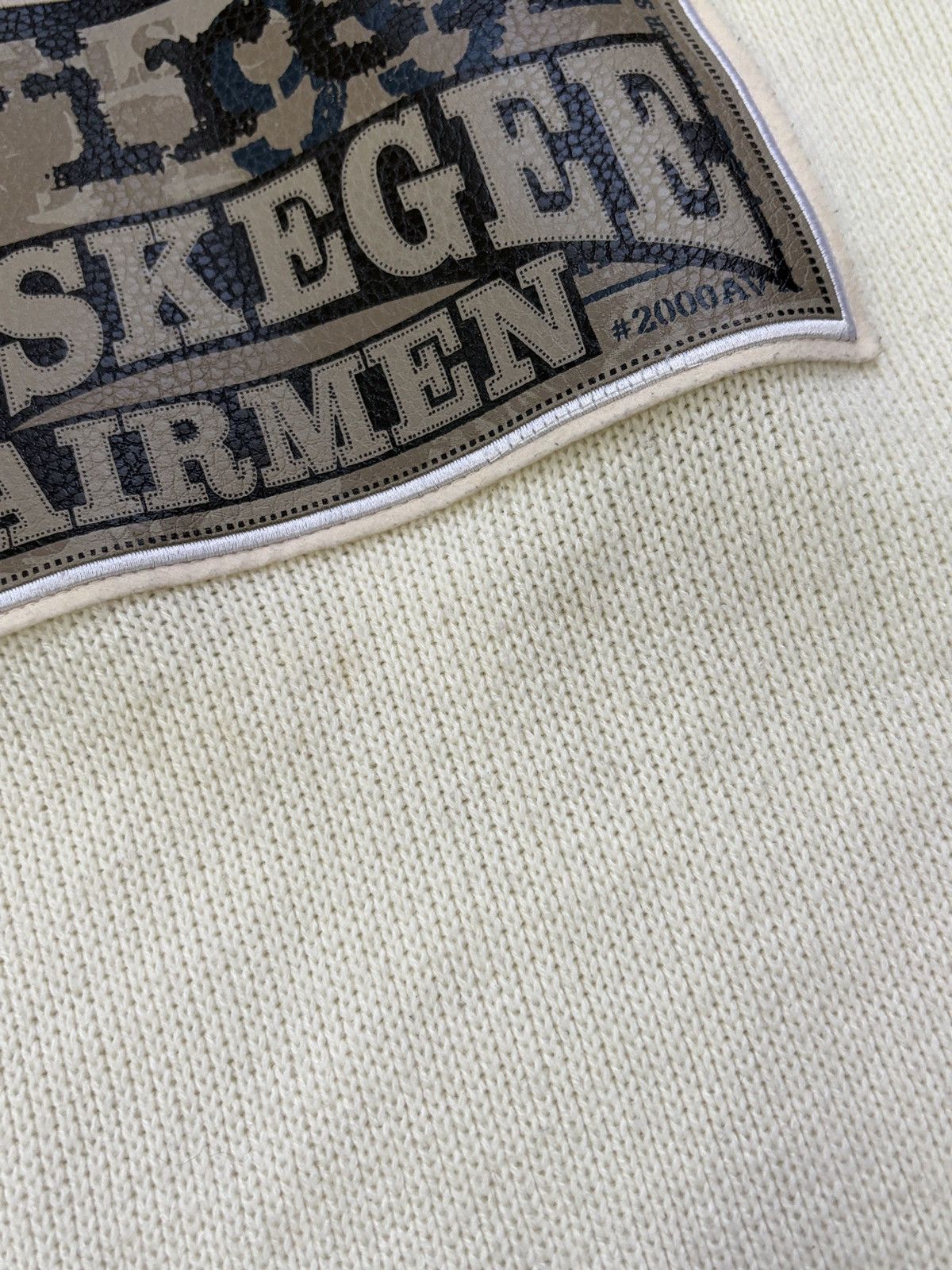 Avirex Vintage Avirex Tuskegee Airmen Leather Patch Sweater XL Size US XL / EU 56 / 4 - 10 Thumbnail