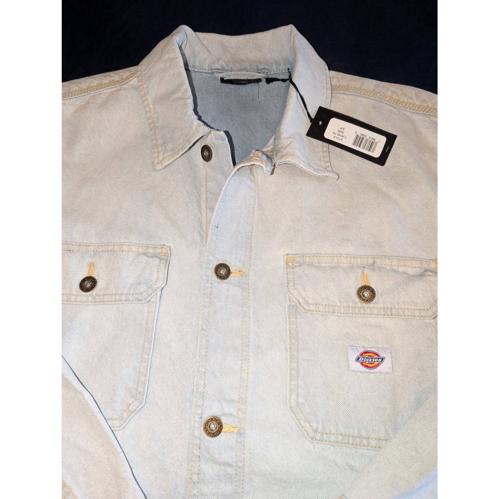 Dickies NWT! Dickies Jean Denim Jacket Size Small Men's Light Blue Size US S / EU 44-46 / 1 - 2 Thumbnail