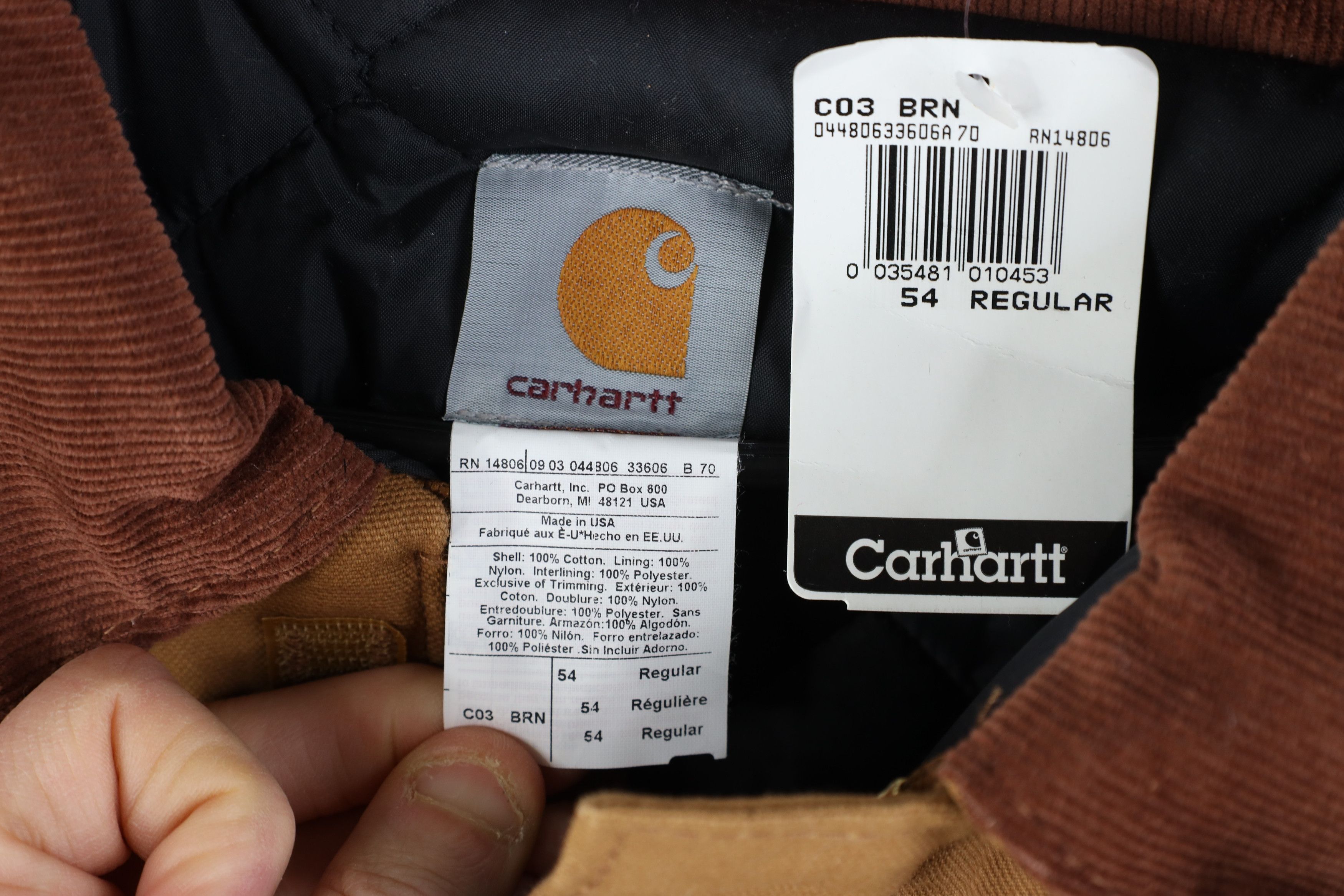 Carhartt Deadstock Vintage Y2K Carhartt Chore Barn Jacket Brown USA Size US XXL / EU 58 / 5 - 7 Thumbnail