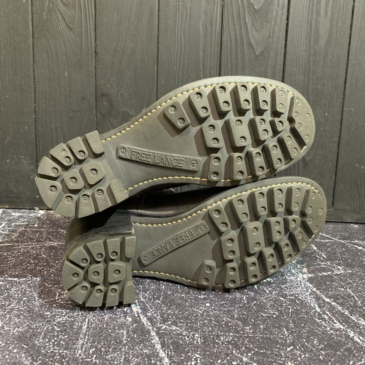 Japanese Brand FREE LANCE Leather Biker Wmns Boots Size 36 Rick Owens Style Size US 6 / IT 36 - 7 Thumbnail