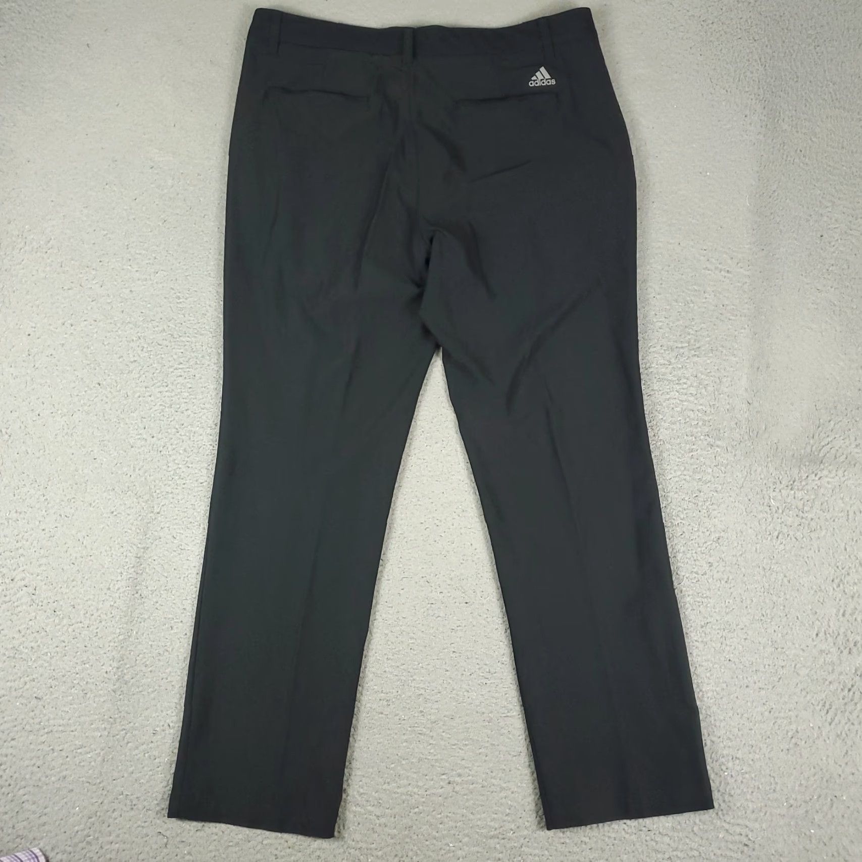 Adidas Adidas Pants Mens 34x29 Black Golf Flat Front Chino Trousers Size US 34 / EU 50 - 7 Thumbnail