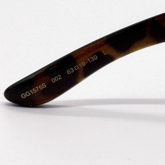 Gucci NEW GUCCI SUNGLASSES GG1575S 002 HAVANA UNISEX EYEWEAR Size ONE SIZE - 6 Thumbnail