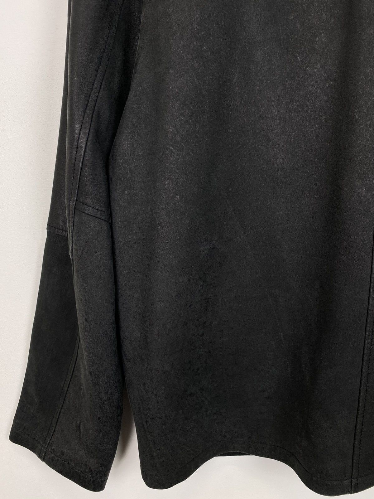 camel active Camel Active Full Zip Leather Jacket Black Sz 50 Avant Garde Size US XL / EU 56 / 4 - 14 Thumbnail
