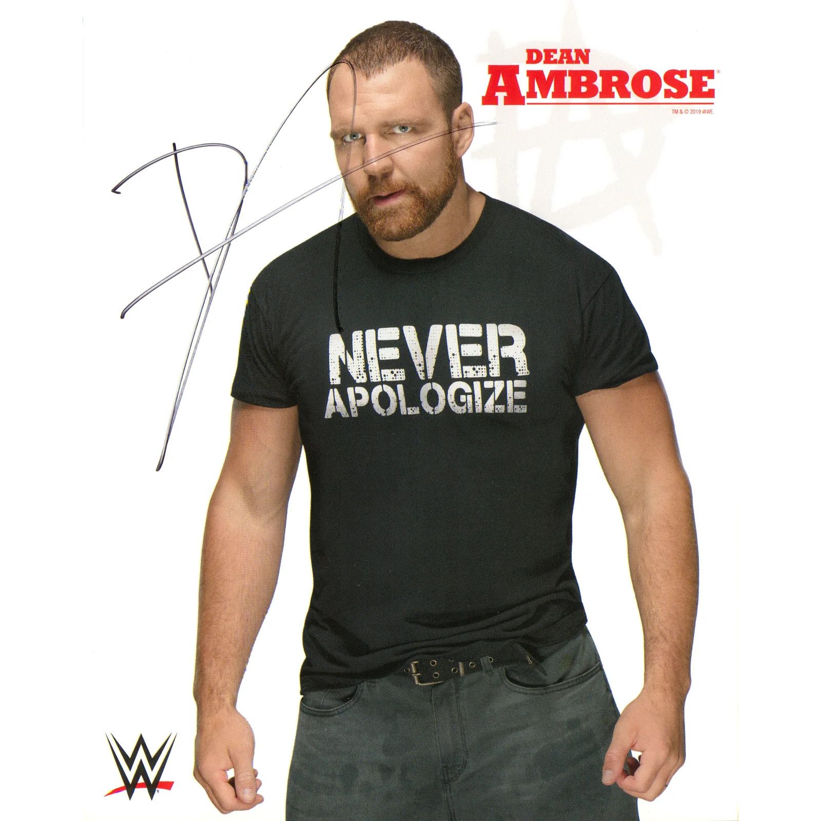 WWE WWE Dean Ambrose Never Apologize T-Shirt XL Jon Moxley AEW Size US XL / EU 56 / 4 - 5 Thumbnail