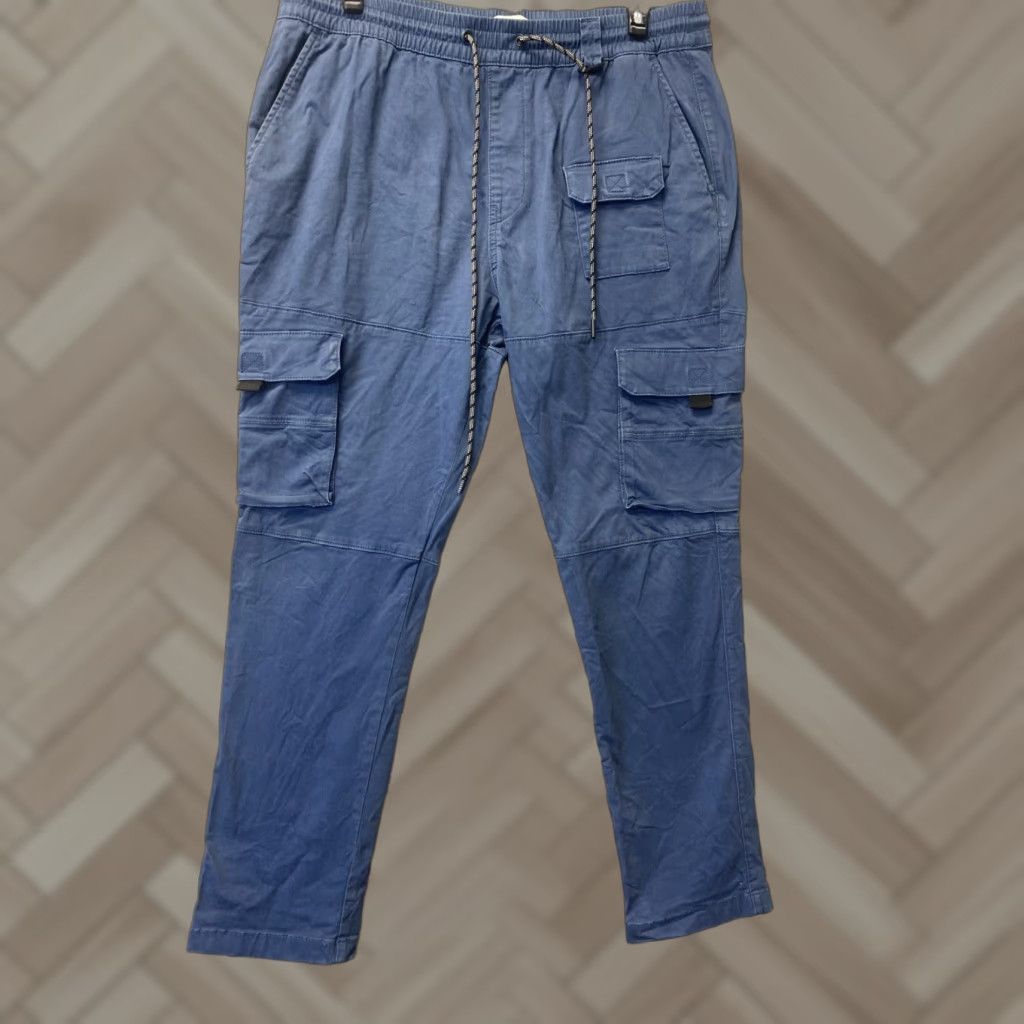 Pacsun VINTAGE PacSun California Cargo Pants Unisex Adults XL Blue Indigo Casual Travel 90s Size 40" / US 18 - 1 Thumbnail