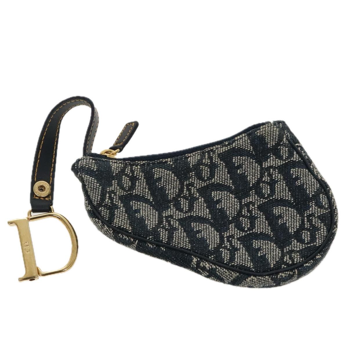 Dior Saddle Navy Canvas Clutch Bag (Pre-Owned) Size ONE SIZE - 1 Thumbnail