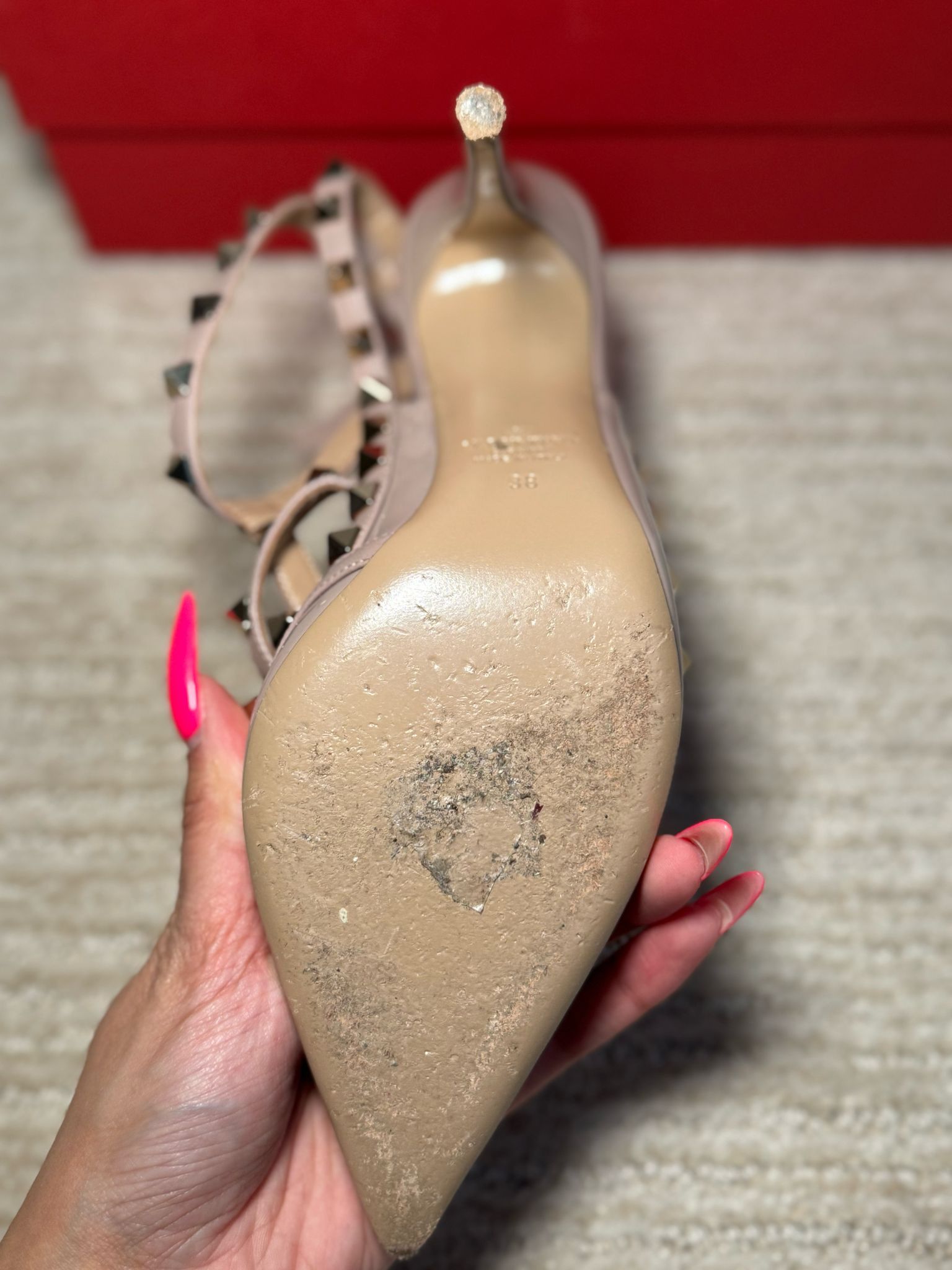Valentino VALENTINO ANKLE STRAP Size US 8 / IT 38 - 16 Thumbnail