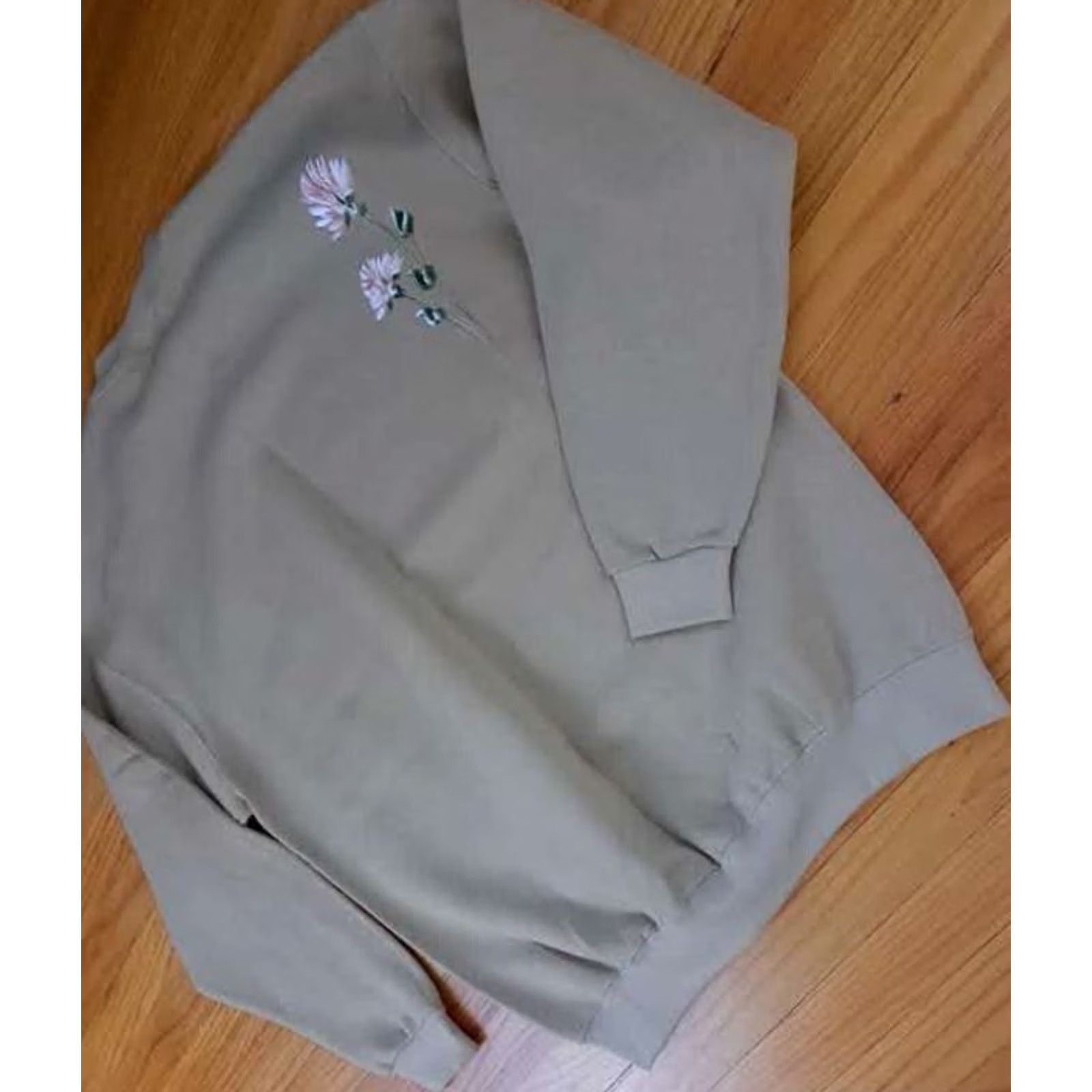 Lee Lee Shirt Womens XL Wildflowers Front Back Print USA Heavyweight Cotton Woman Sweatshirt Size XL / US 12-14 / IT 48-50 - 6 Thumbnail