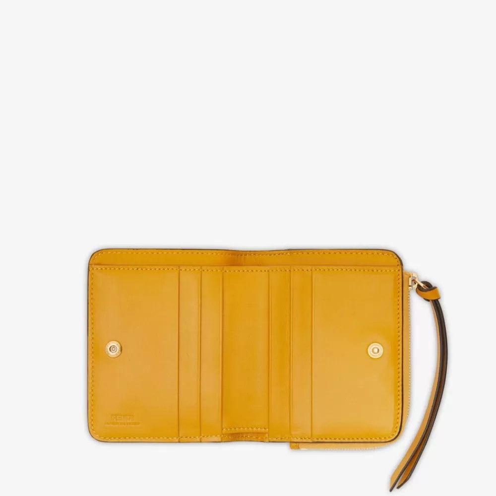 Fendi o1loc1c0824 Size: OS / Cube Card Case in Yellow Size ONE SIZE - 2 Thumbnail