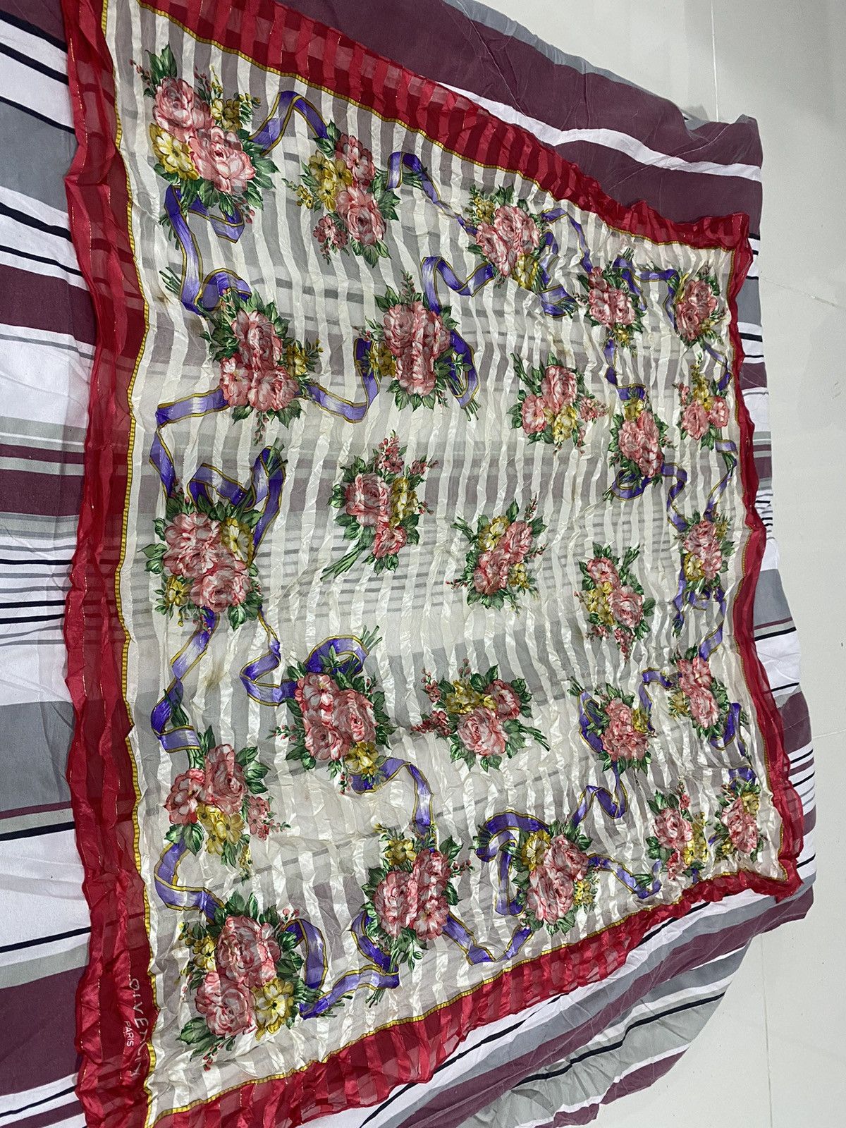 Givenchy VINTAGE GIVENCHY BY MOONBAT SCARVES Size ONE SIZE - 5 Thumbnail