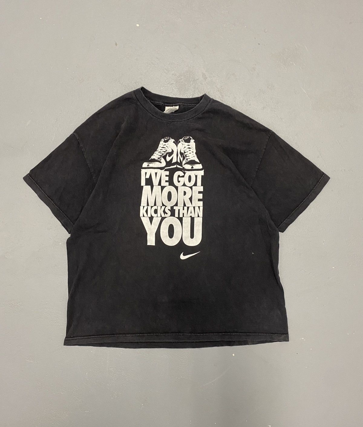 Nike × Vintage Y2K Nike I’ve got more kicks than you Size US XL / EU 56 / 4 - 1 Thumbnail