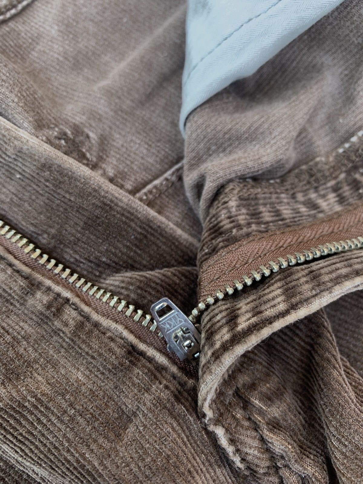 Number (N)ine Brown Washed Dart Corduroy Pants Size US 31 - 6 Thumbnail