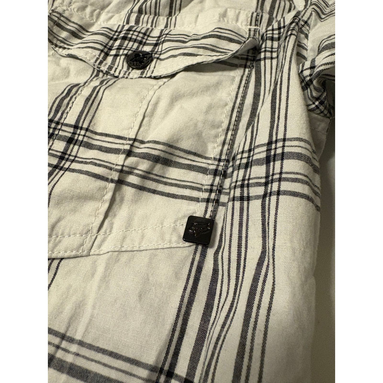 Fox Racing Fox Racing button up shirt white plaid size small Size US S / EU 44-46 / 1 - 4 Thumbnail