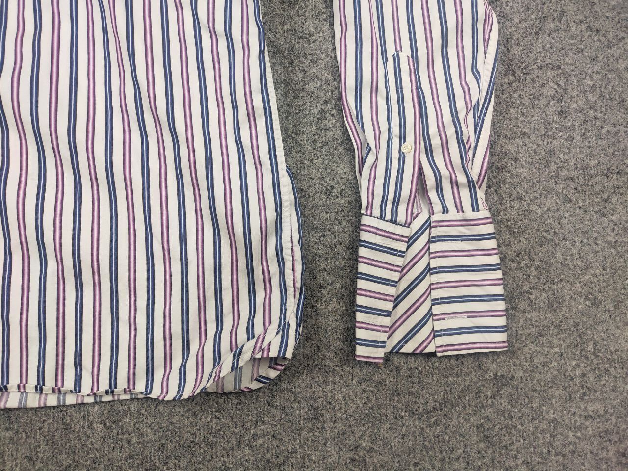 Burberry Vintage Burberry London loose shirt thin stripes cufflinks Size US XL / EU 56 / 4 - 4 Thumbnail