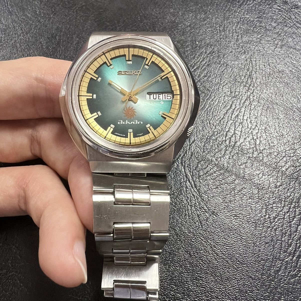 Seiko × Vintage JDM Seiko Advan 6106-7570 vintage 1972 watch turquoise gold Size ONE SIZE - 7 Thumbnail