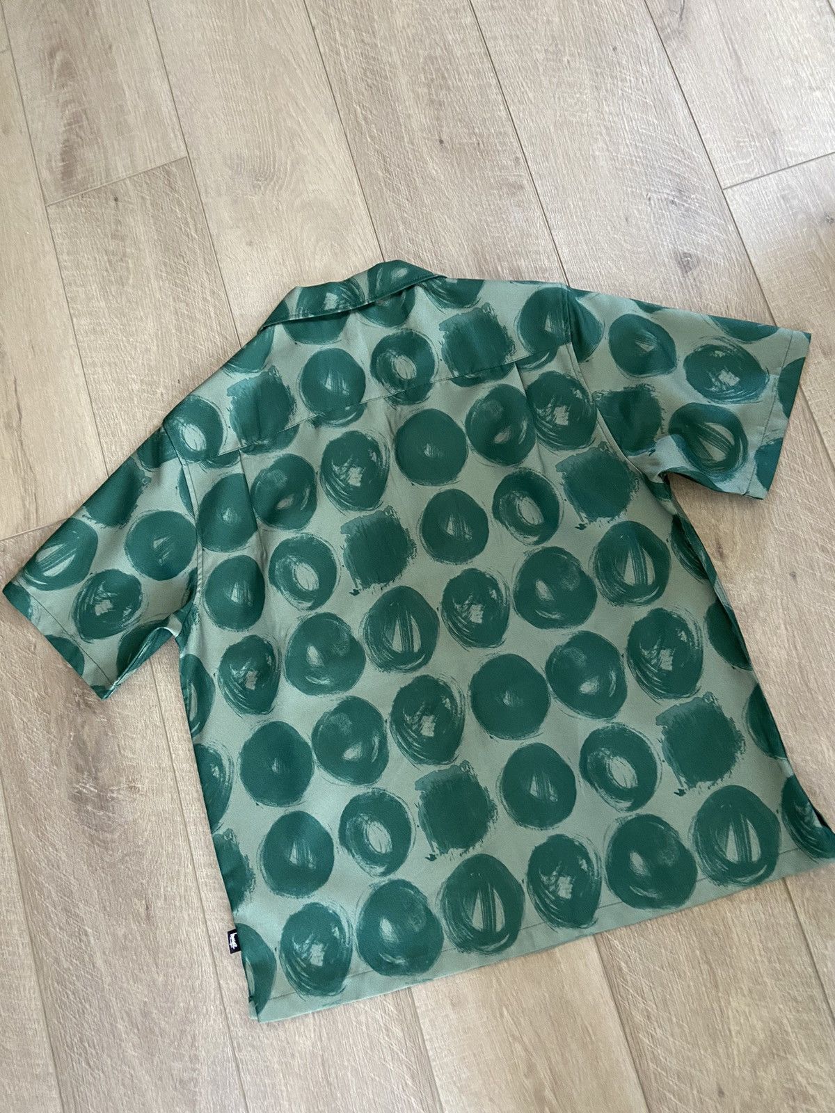 Stussy Green Stussy Open Collar Shirt Size US M / EU 48-50 / 2 - 3 Thumbnail