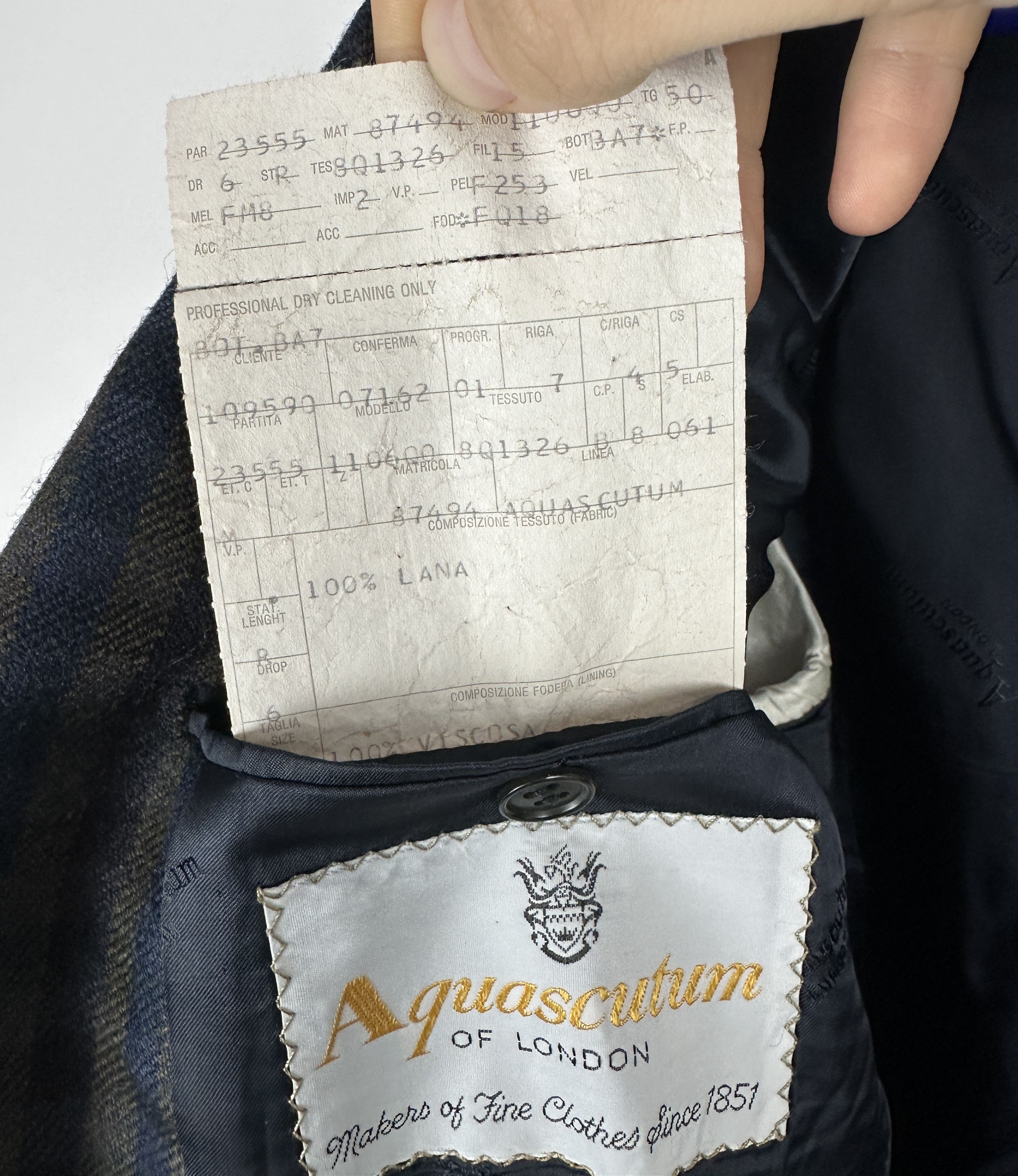 Aquascutum Vintage Aquascutum woolen checked blazer jacket Size 50R - 5 Thumbnail