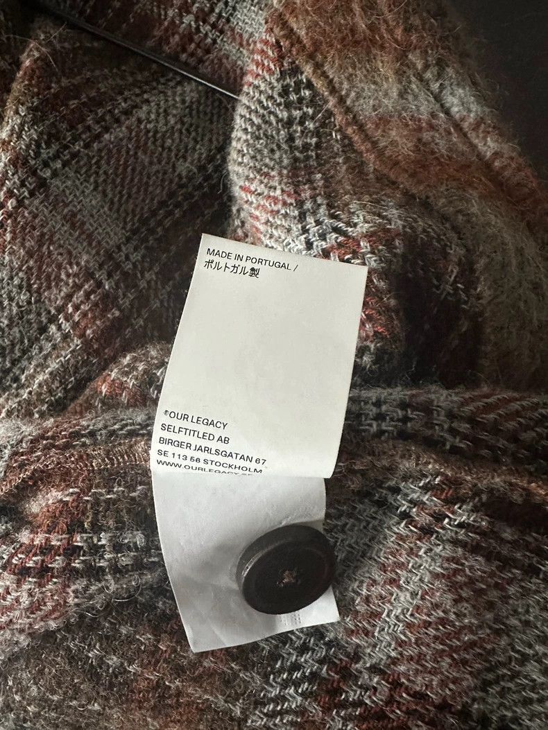 Our Legacy Our Legacy Our Legacy Wool Plaid Cardigan Sweater-2507 Size US L / EU 52-54 / 3 - 6 Thumbnail